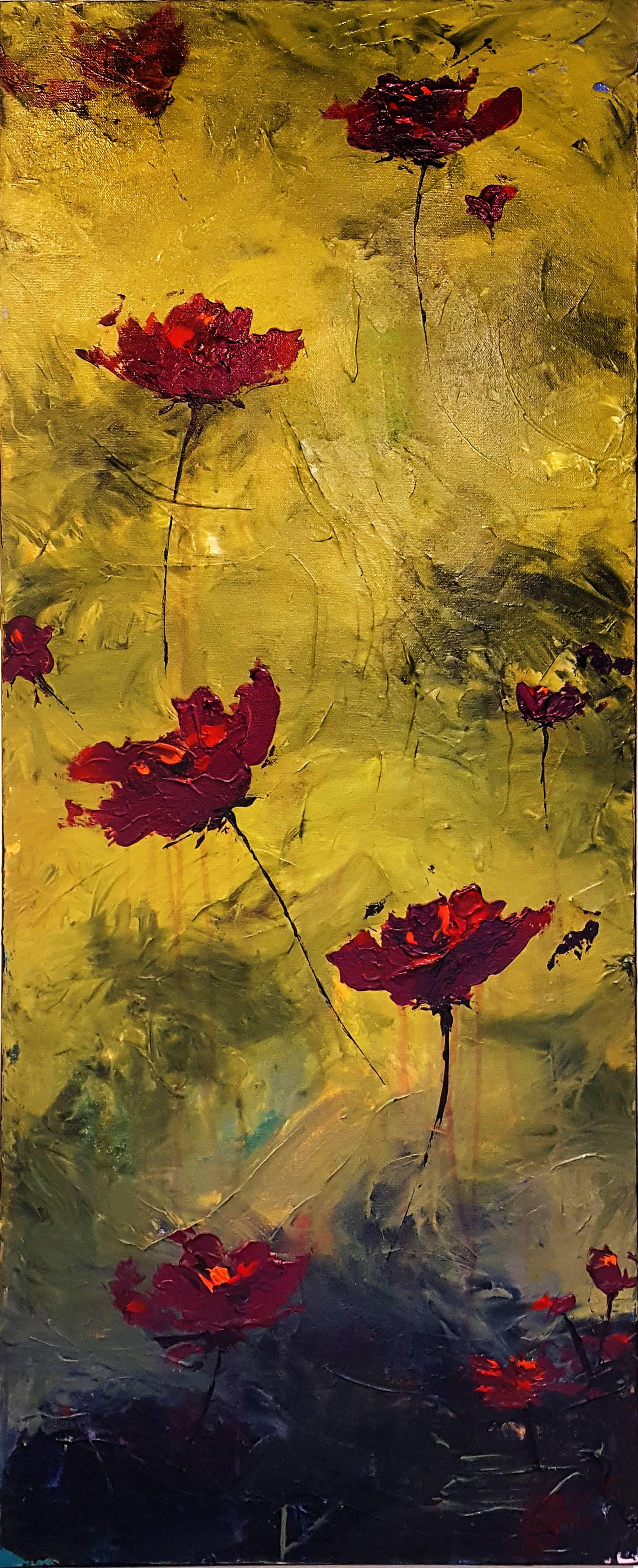 Lyn Hiner Still-Life Painting - Rising Knowledge
