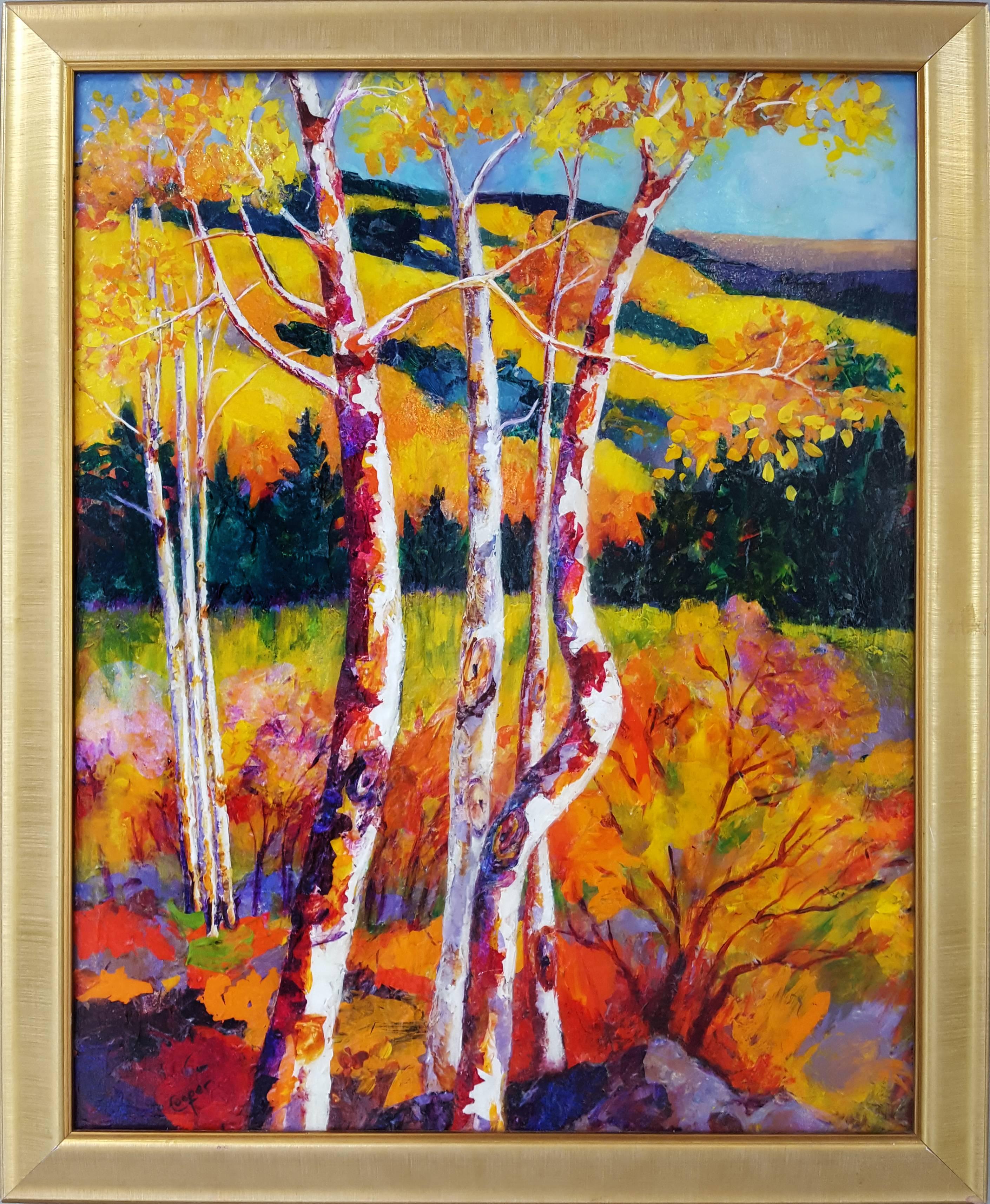 Sonni Cooper Landscape Painting - Golden West