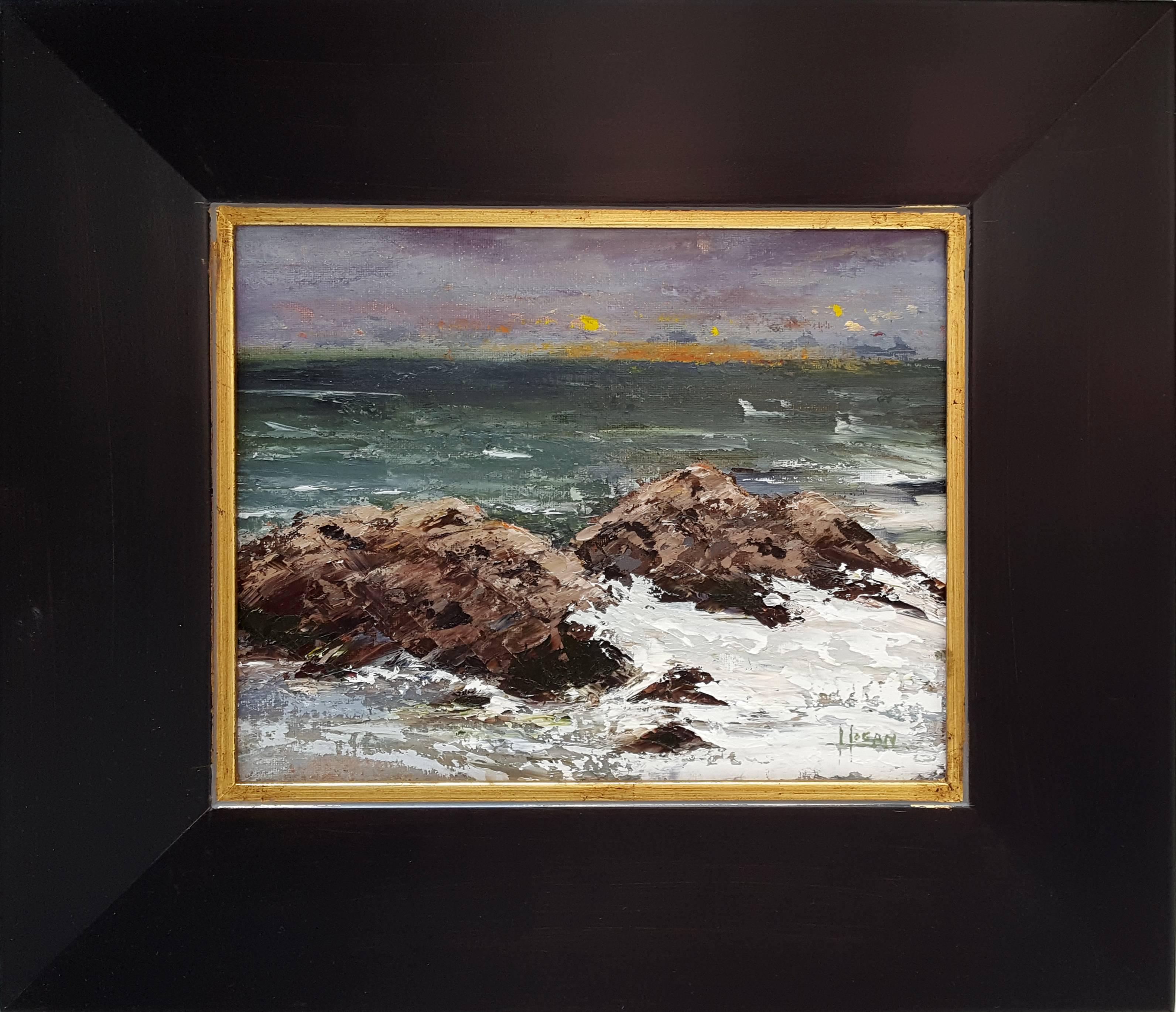 Kraig Hogan Landscape Painting - Central Coast Light