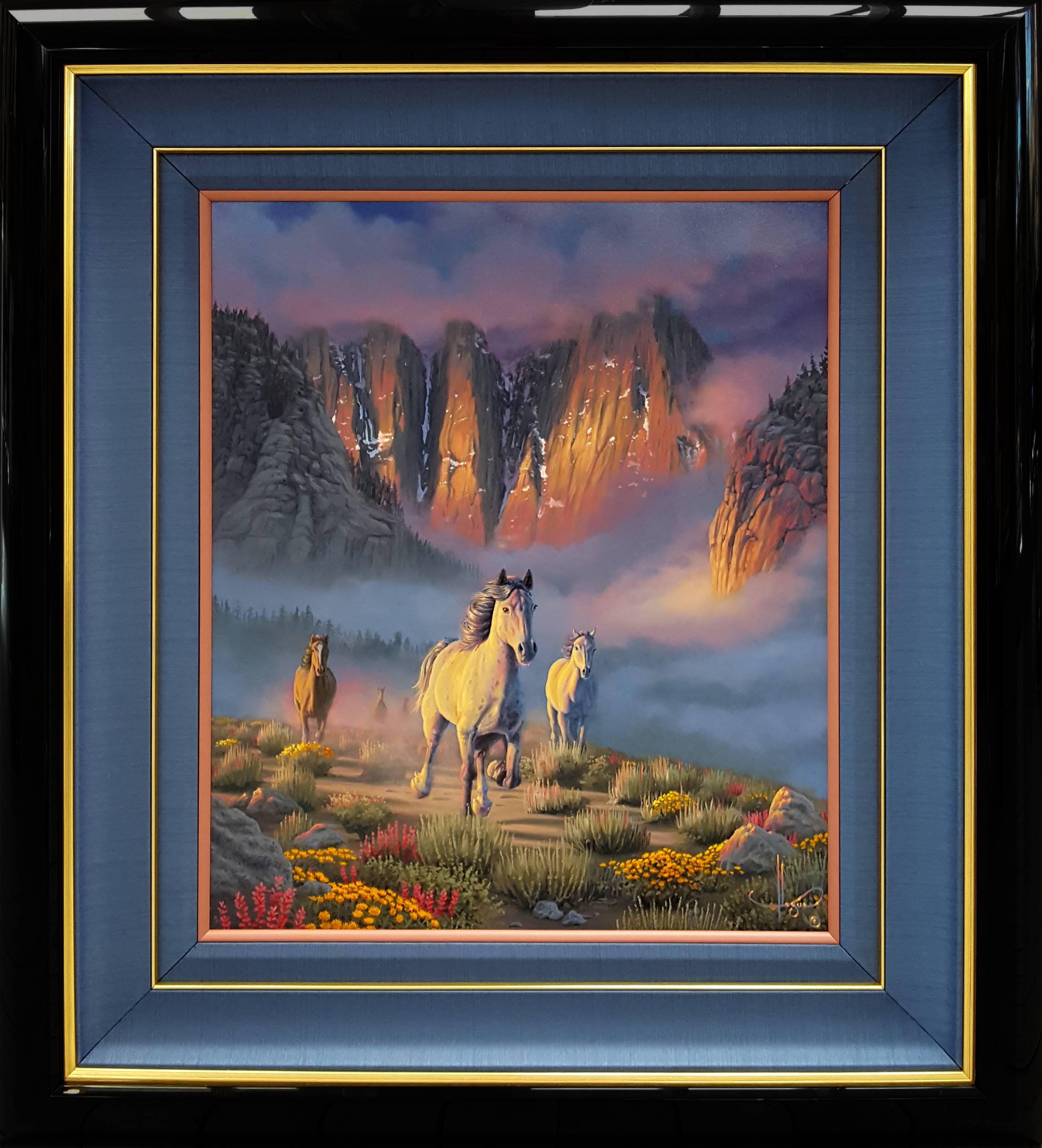 Al Hogue Landscape Painting - Mountain Mist