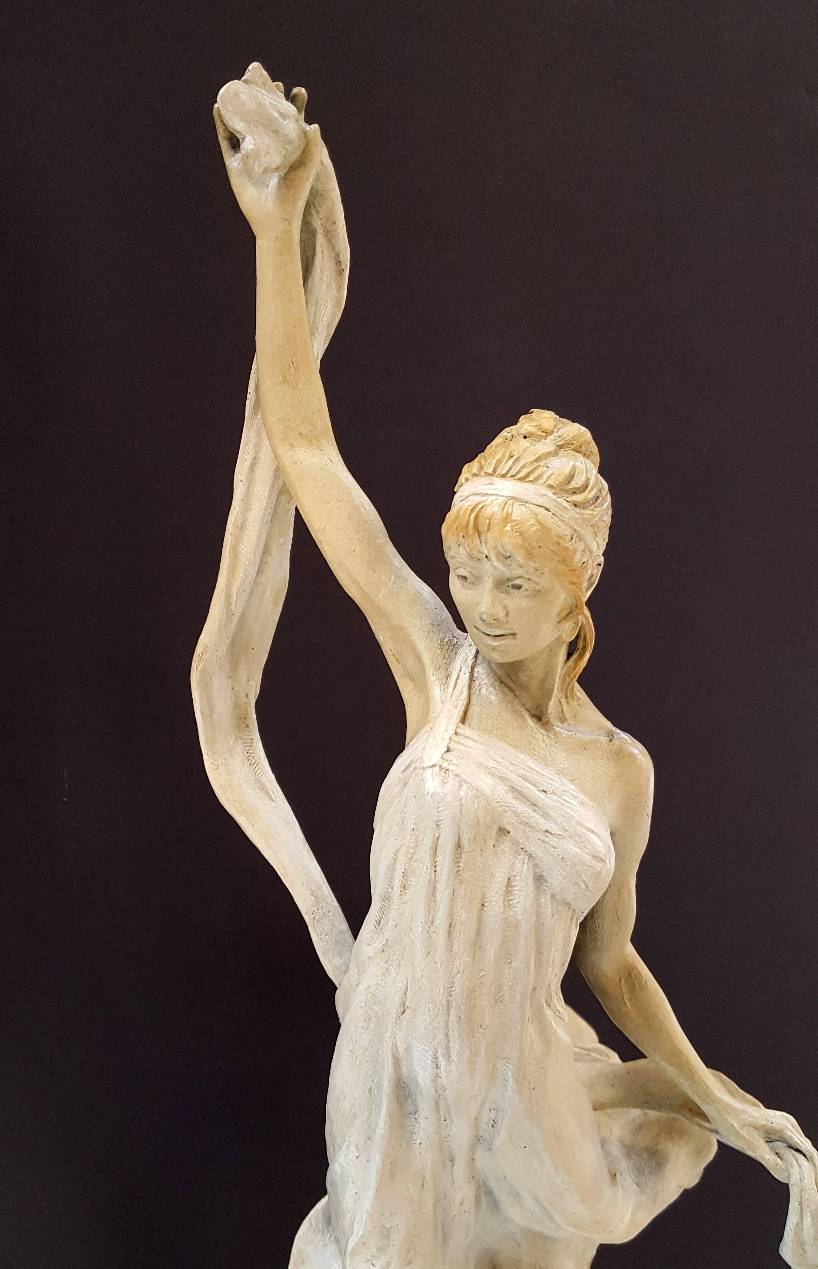 Jour de Bonheur - Romantic Sculpture by Marsha Gertenbach