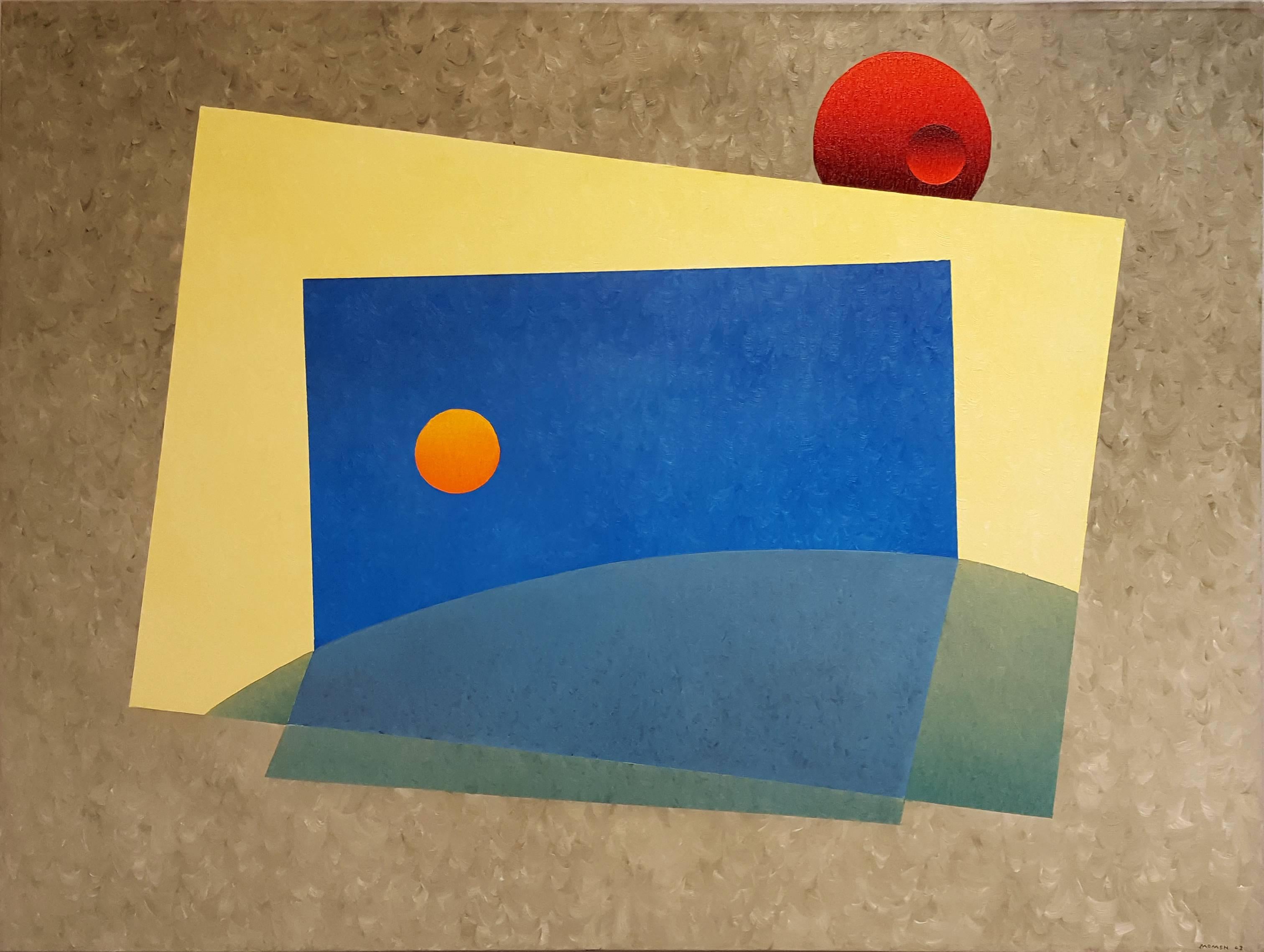 Karl Momen Abstract Painting - The Eclipse