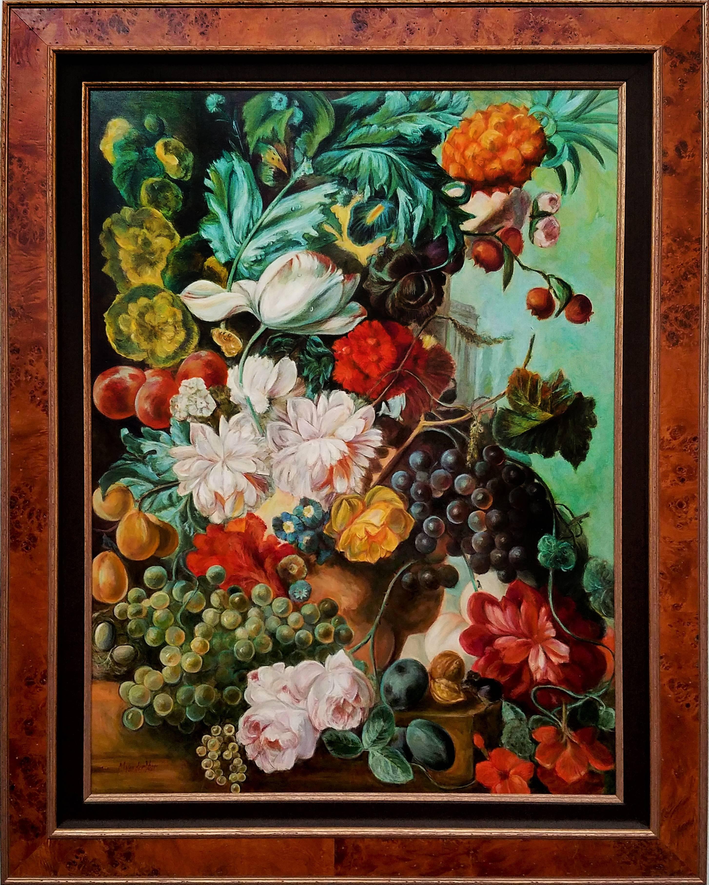 Marianne van der Veer Interior Painting - Dutch Flowers