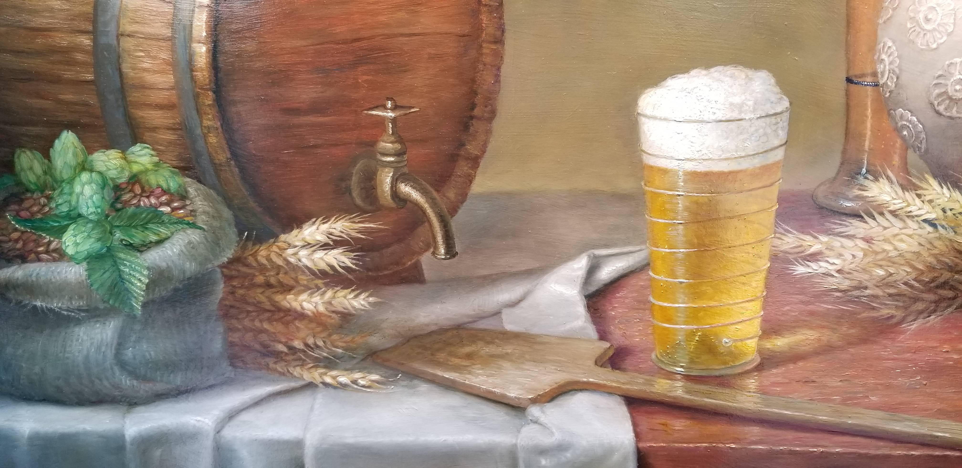 The Brewery - Painting by Paul van Ernich