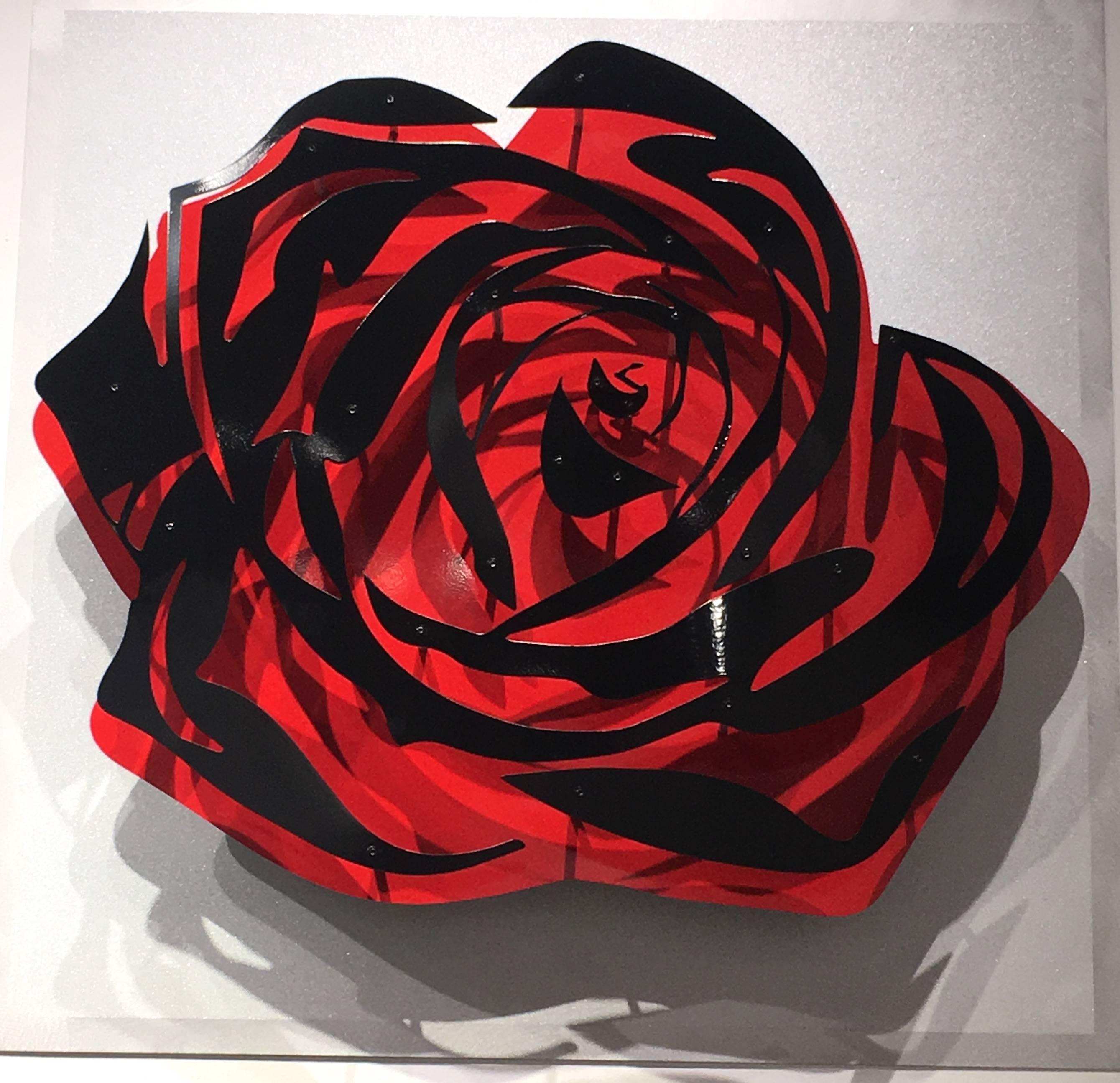 Michael Kalish Still-Life Sculpture - Rose