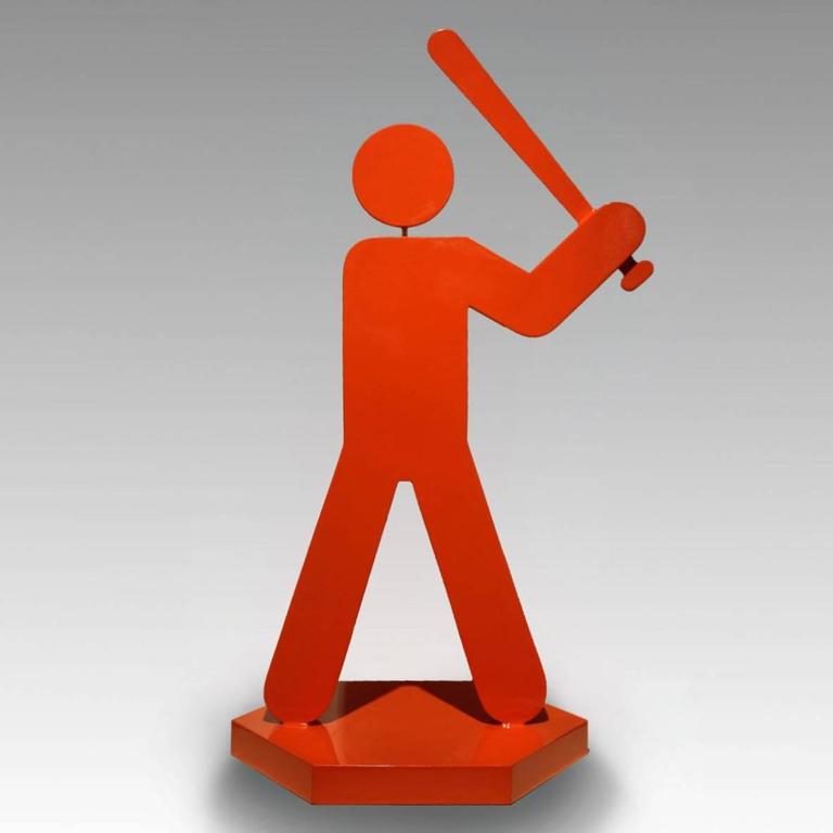 Todd Pierce Figurative Sculpture - Baseball Player