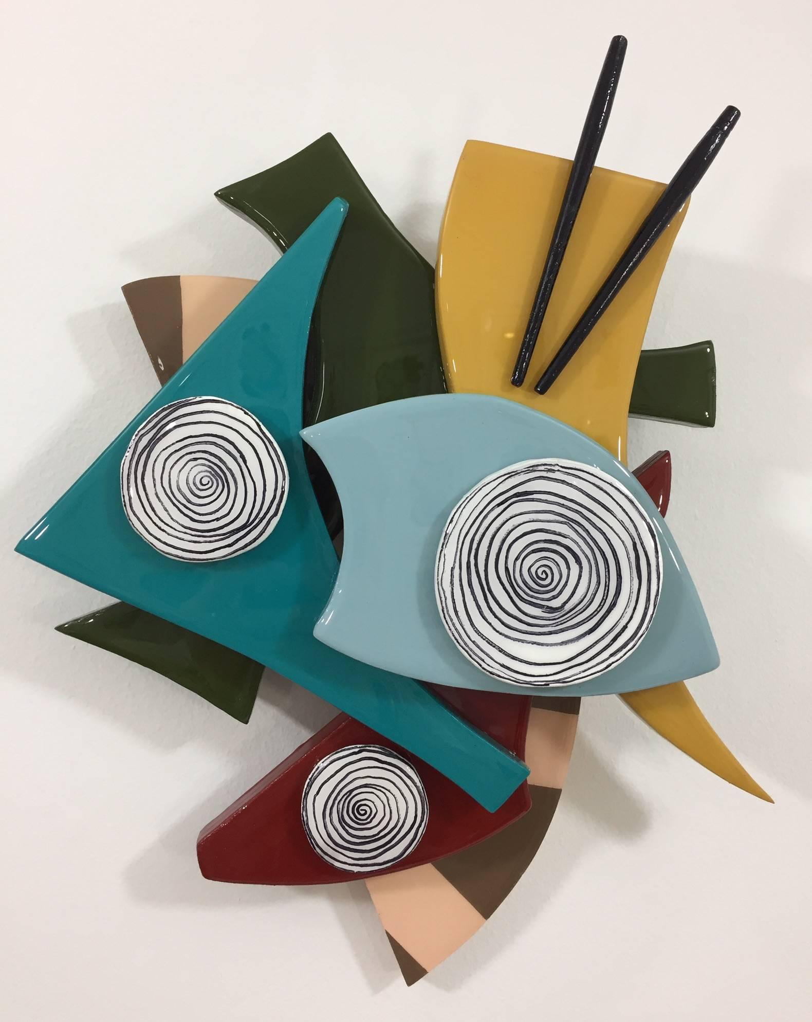 Amauri Torezan Abstract Sculpture - Candy Factory