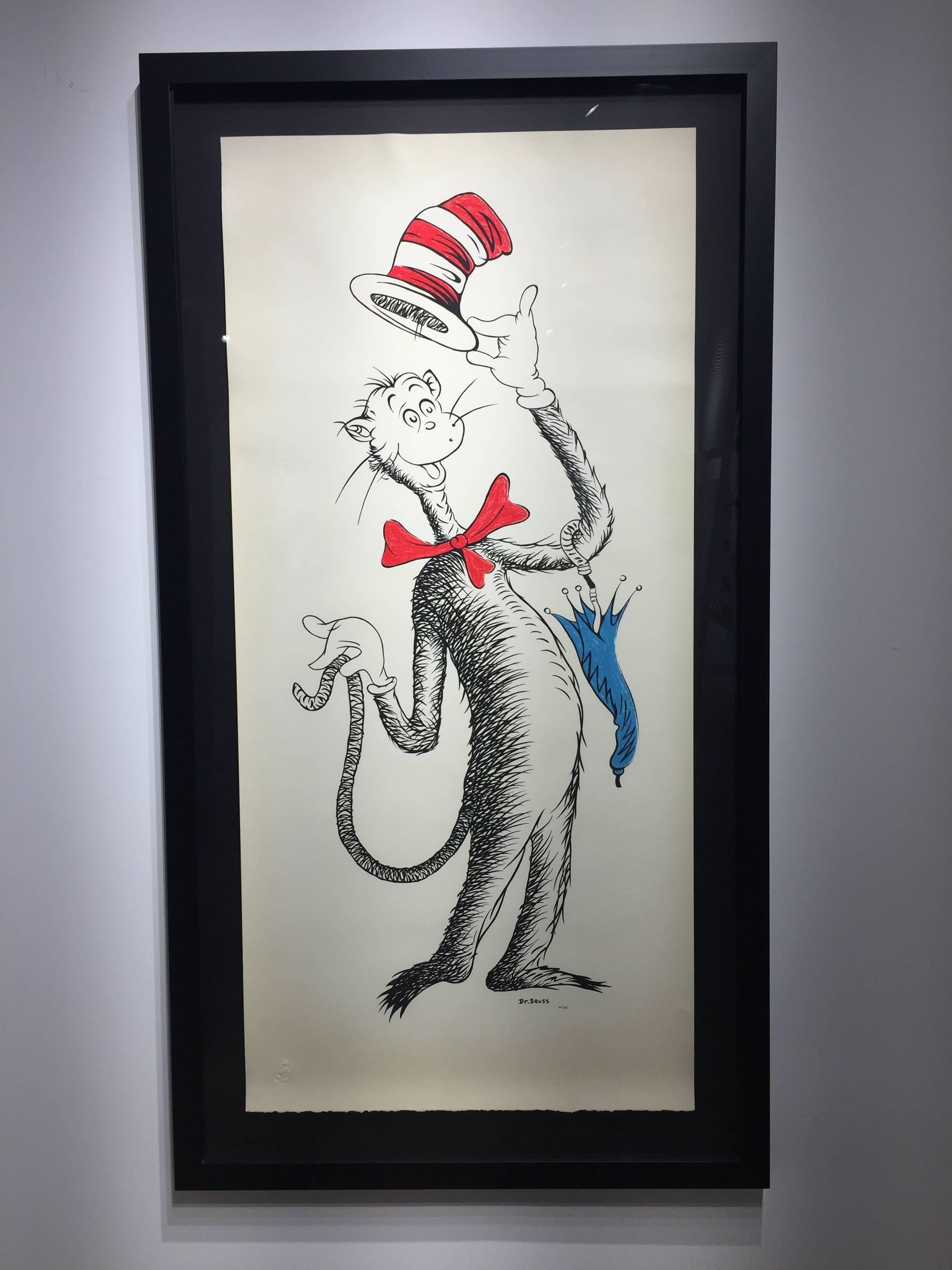 Dr. Seuss, Ted's Cat 50th Anniversary The Cat in the Hat  - Art by Dr. Seuss (Theodore Geisel)