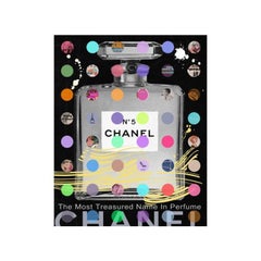 Nelson De La Nuez, Chanel #5 Black: Grey Bottle