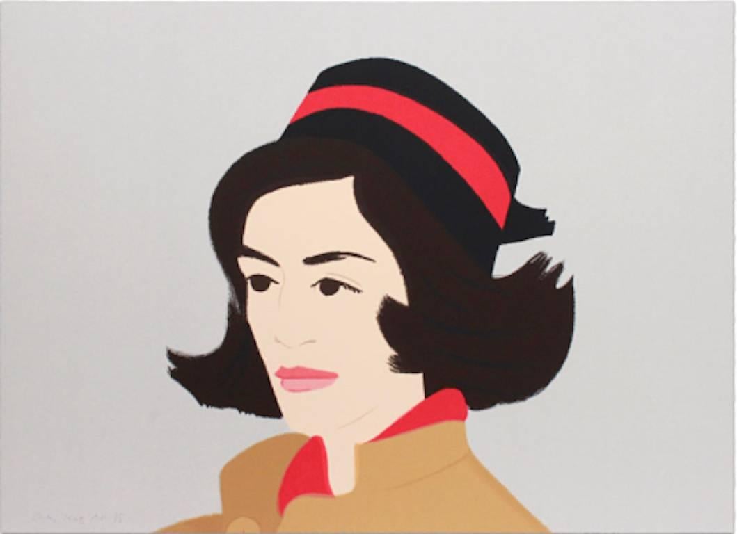 Alex Katz Figurative Print - Ada in Hat