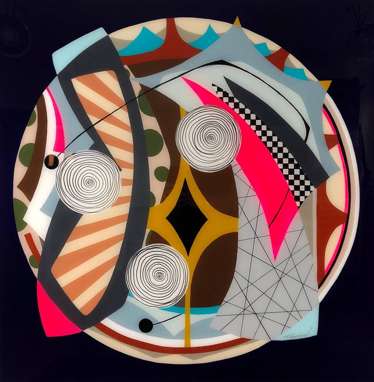 Amauri Torezan, Circulo 9 - Painting by Amauri Torezan