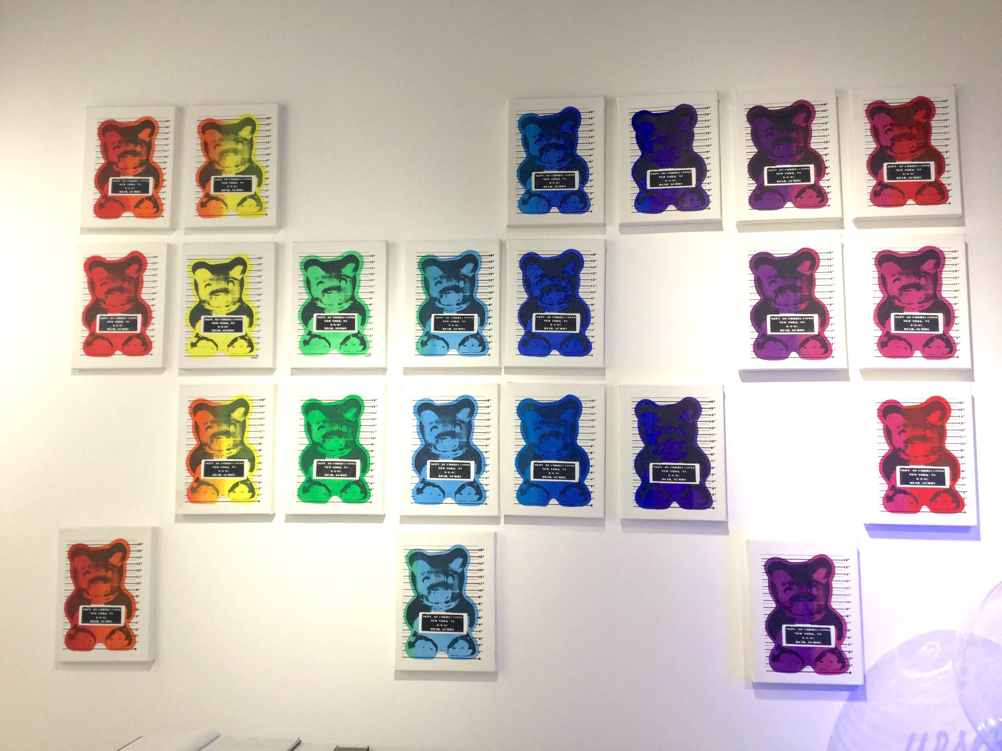 Vandal Gummy Bear - Canvas - Painting by Whisbe