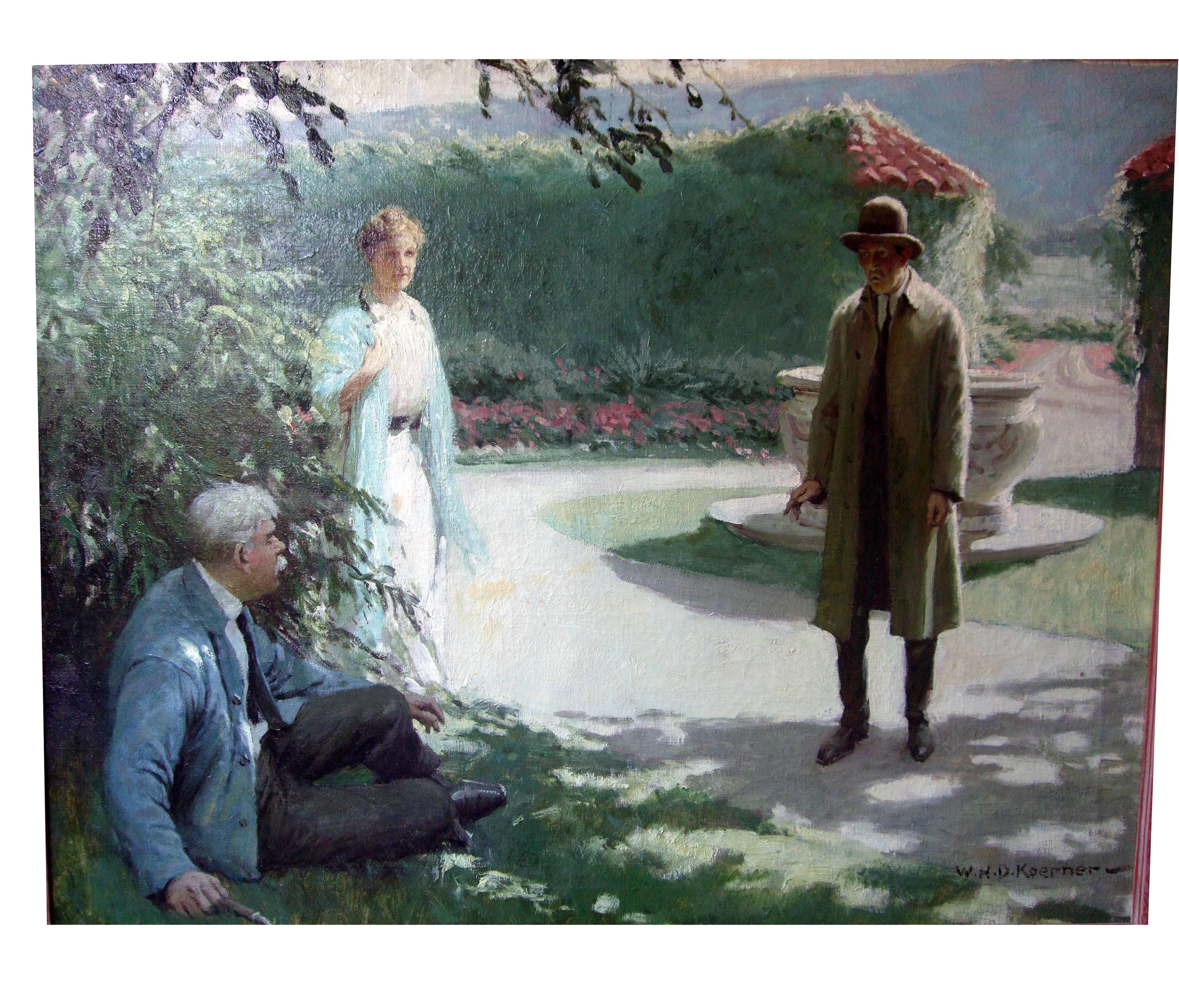 The Dispensation - Painting by William Henry Dethlef Koerner