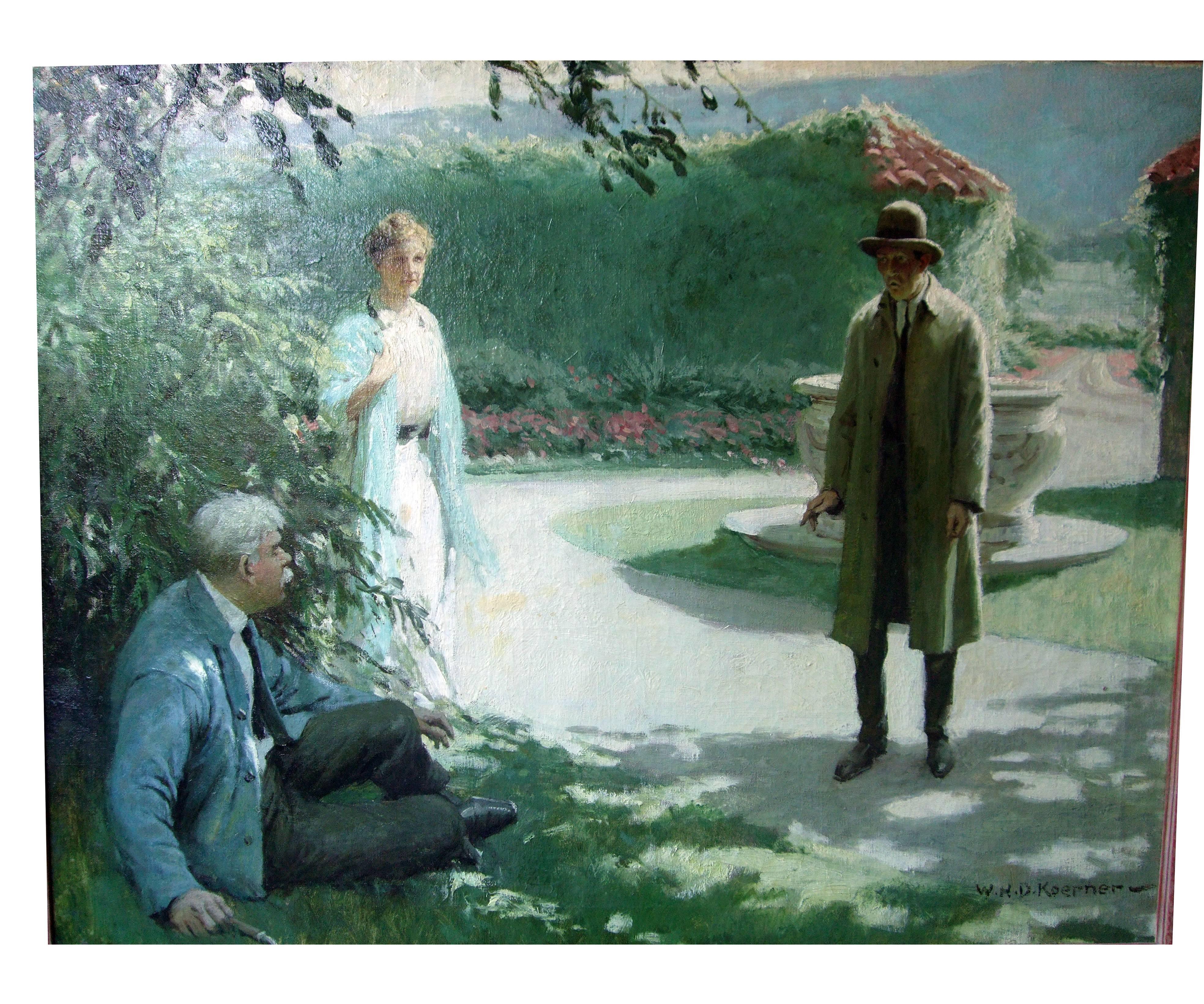 William Henry Dethlef Koerner Figurative Painting - The Dispensation