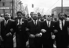 Martin Luther King, Jr. With Group (Forman, Abernathy, Douglas, and Lewis)
