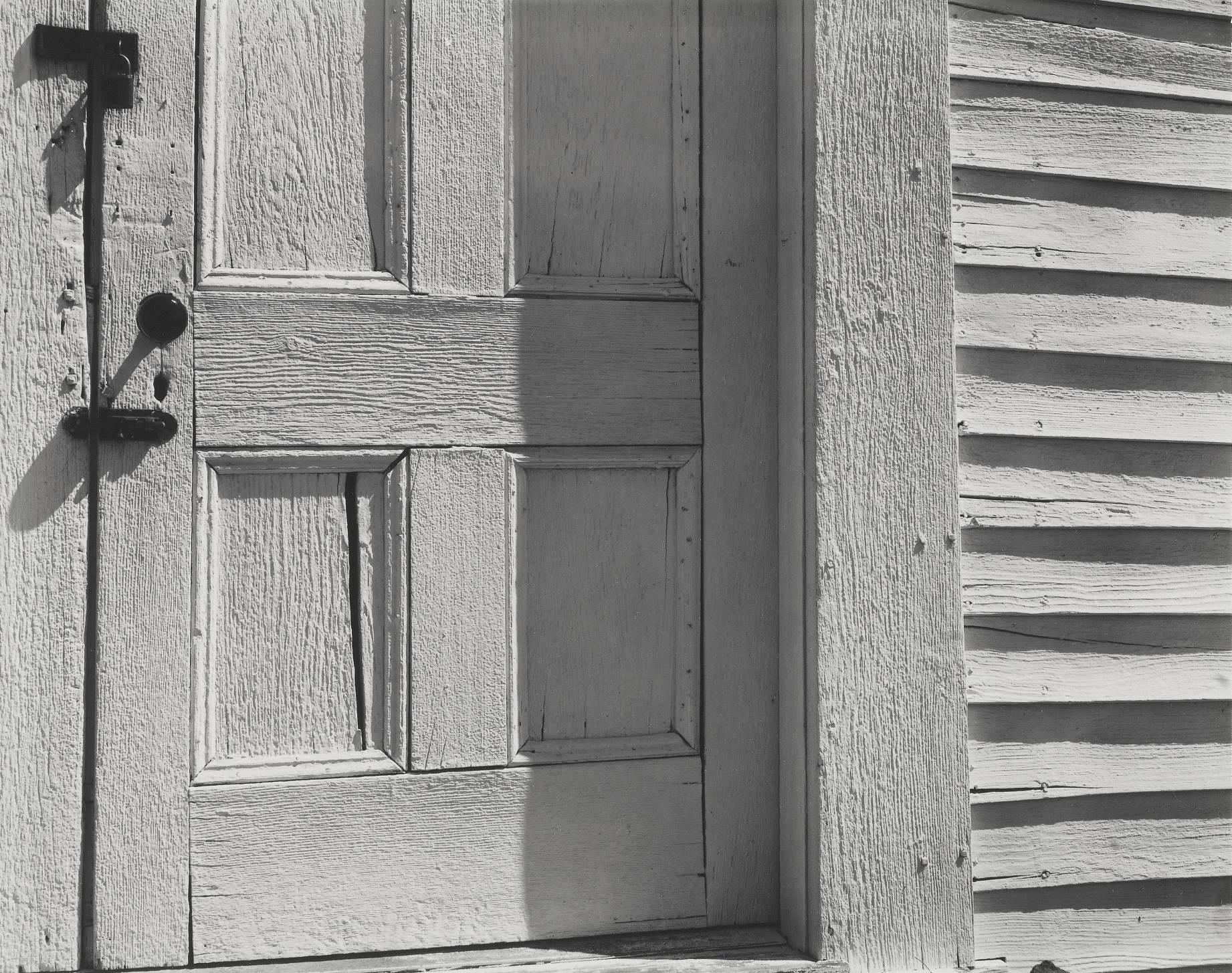 Edward Weston Landscape Photograph - Church Door, Hornitos, California