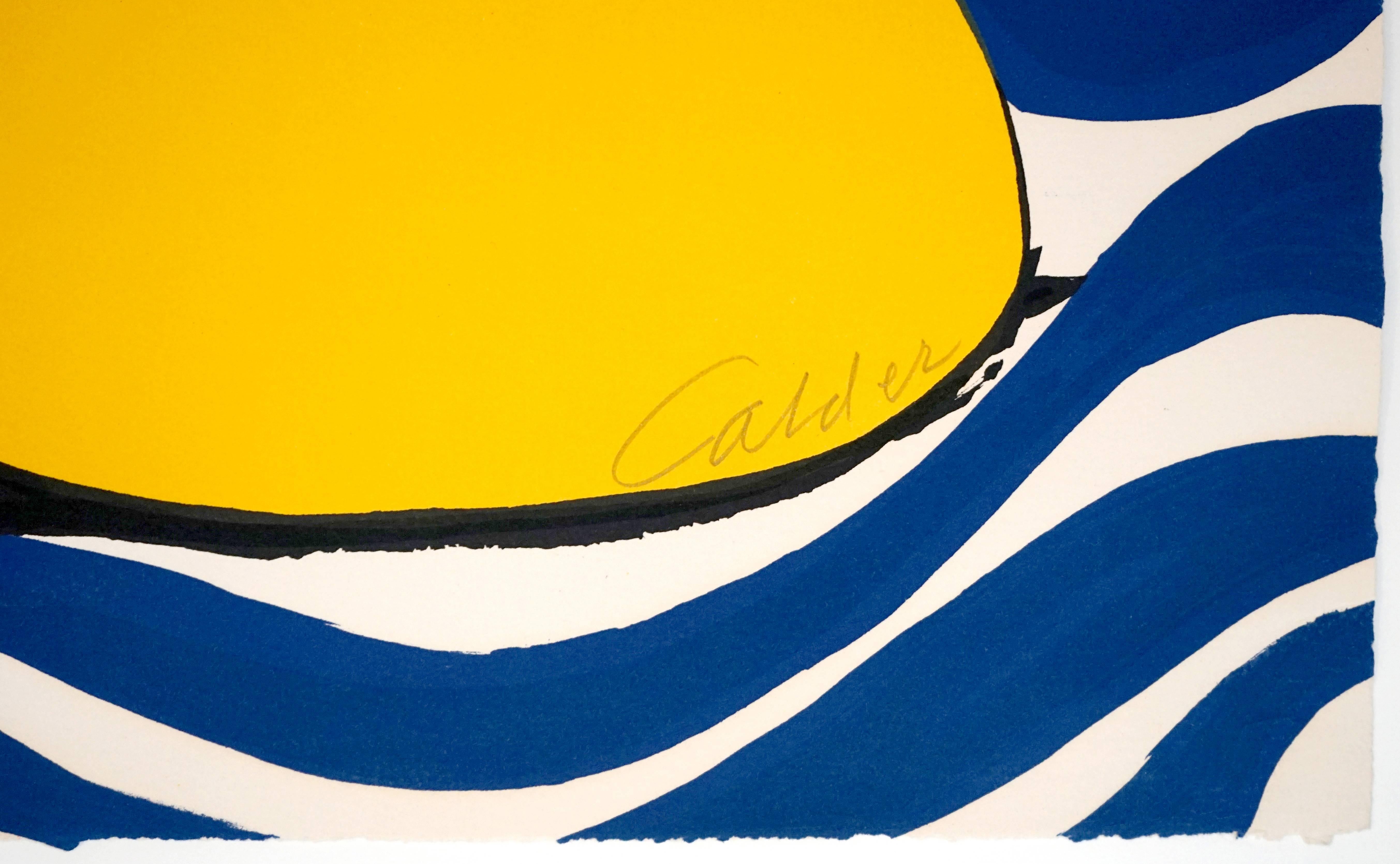 Circles and Waves - Print by Alexander Calder