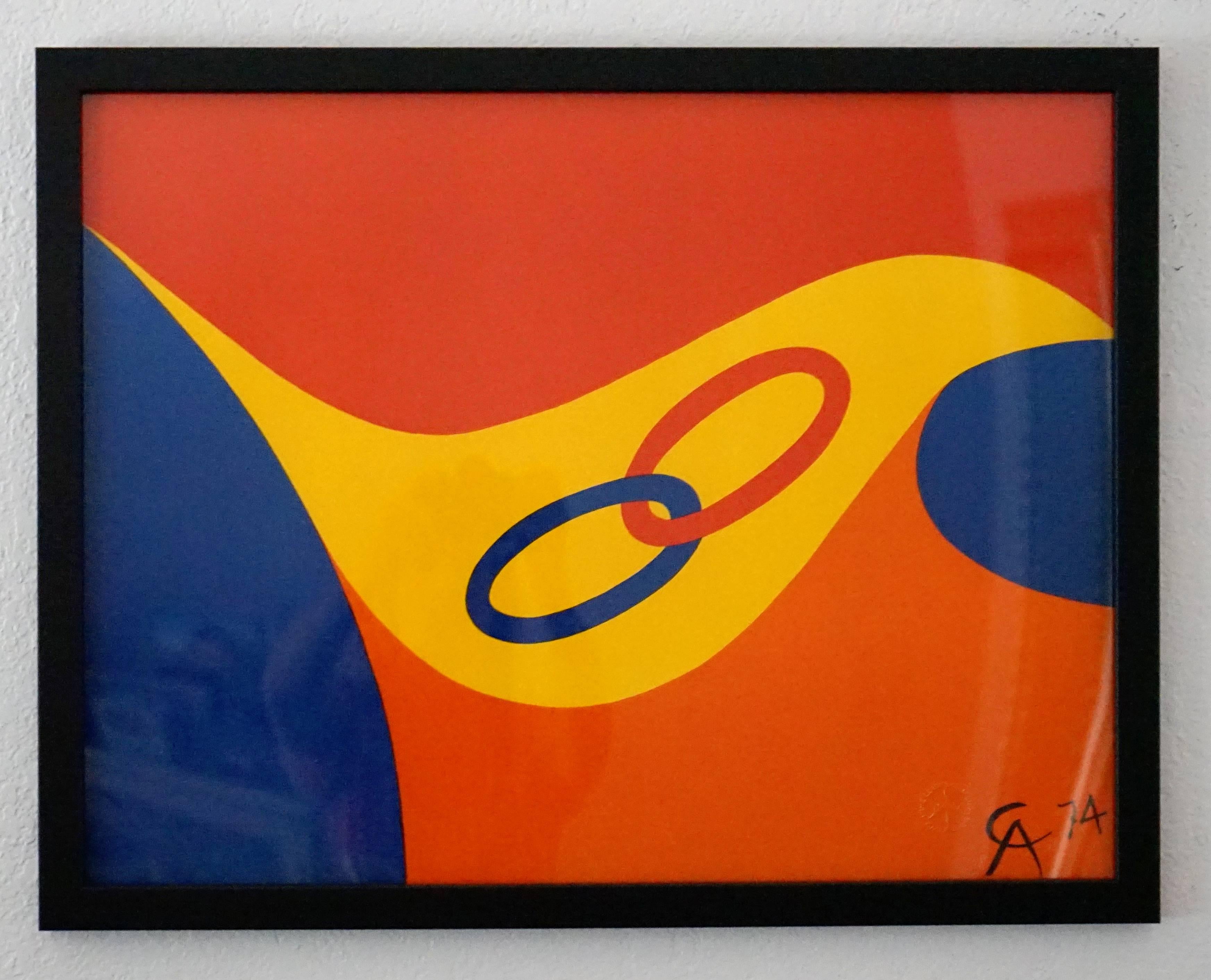Alexander Calder Abstract Print - Friendship Rings
