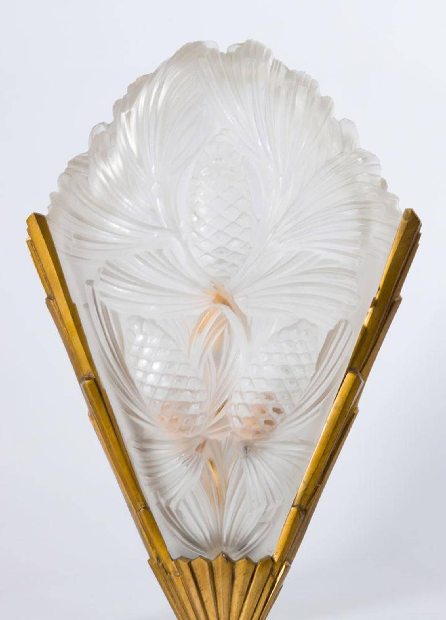 Sabino Paris, Signed Pair  of Art Deco Table Lamps 2