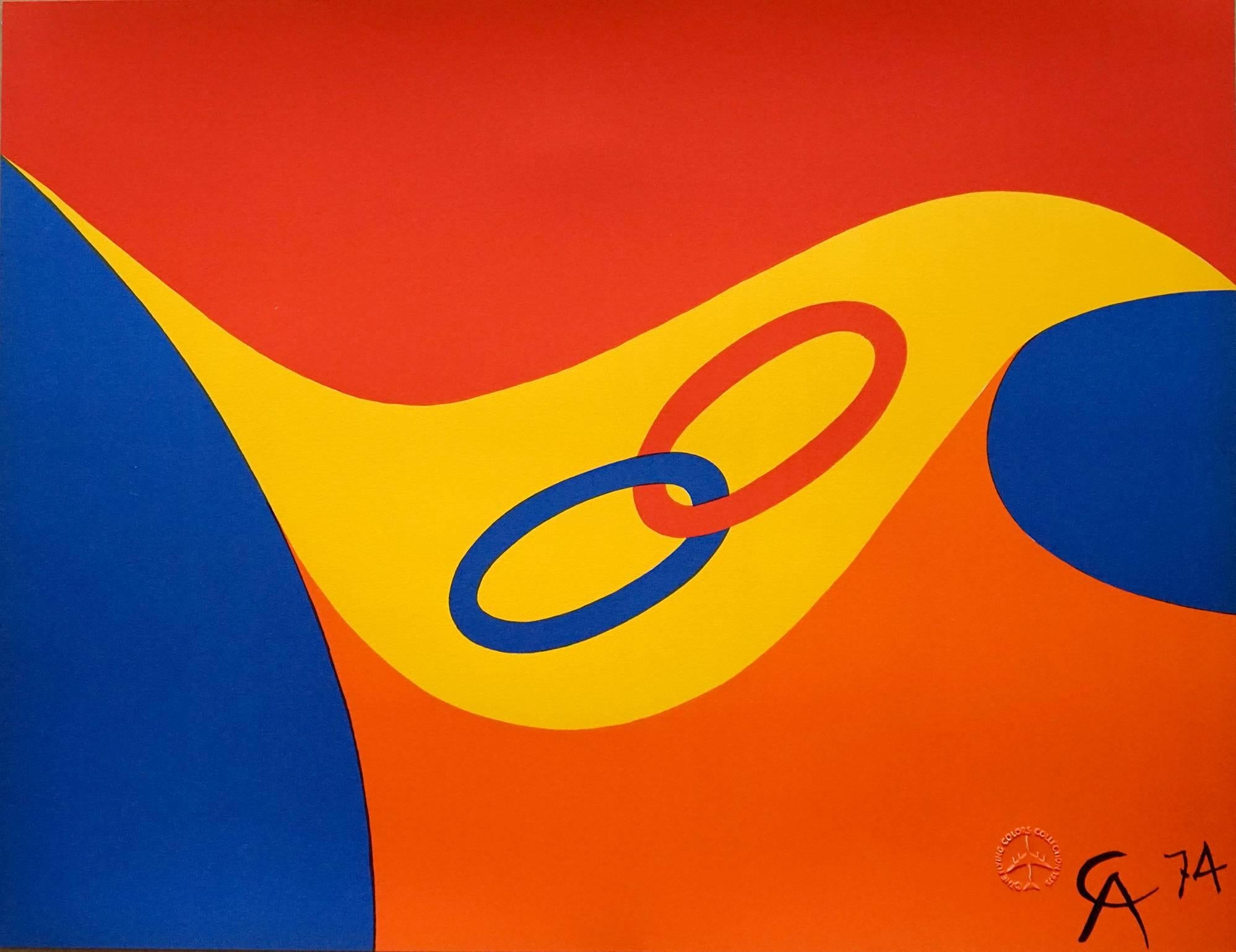 Friendship Rings - Print by Alexander Calder