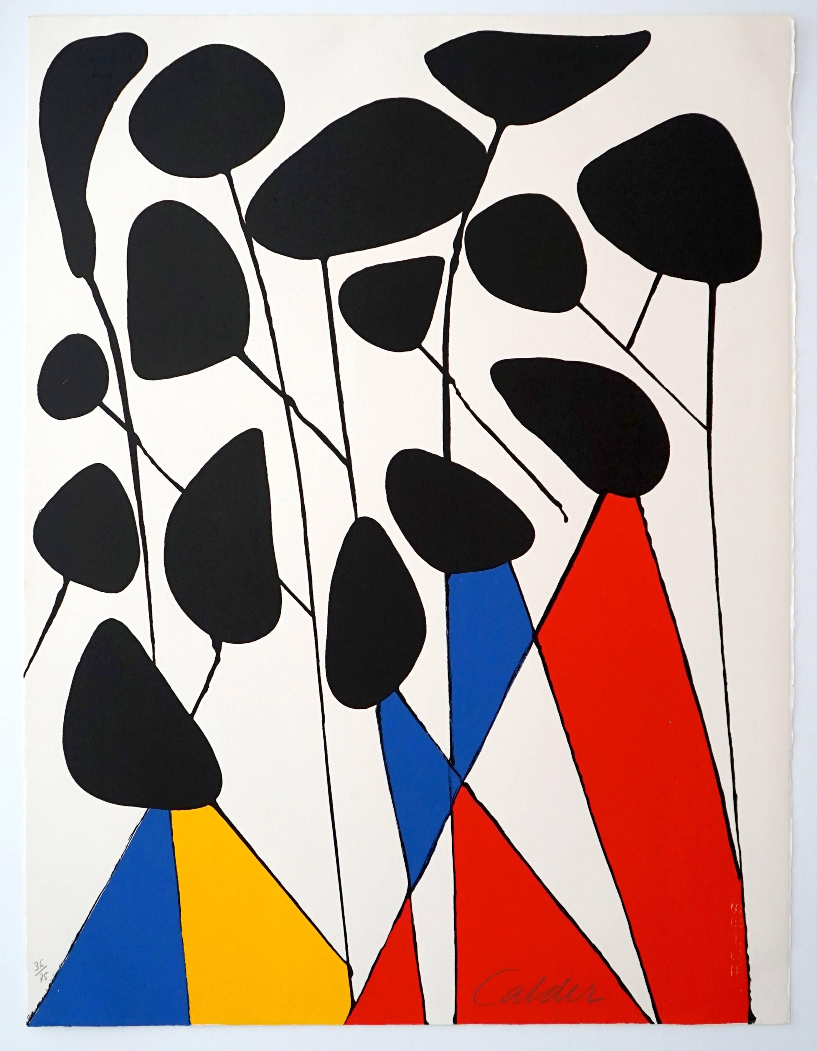 Untitled (from the Magie Eolienne portfolio) - Print by Alexander Calder