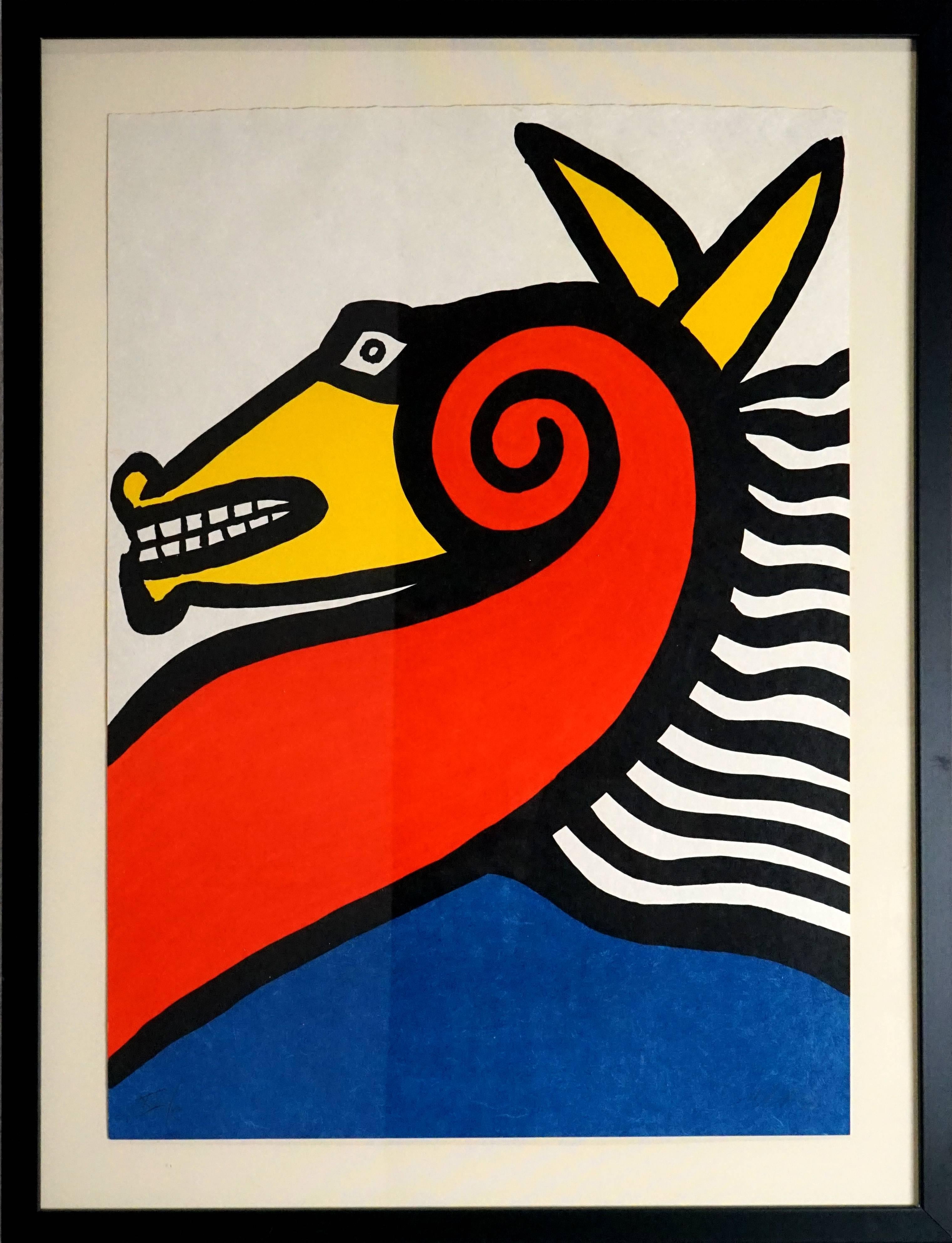Horse - Modern Print by Alexander Calder