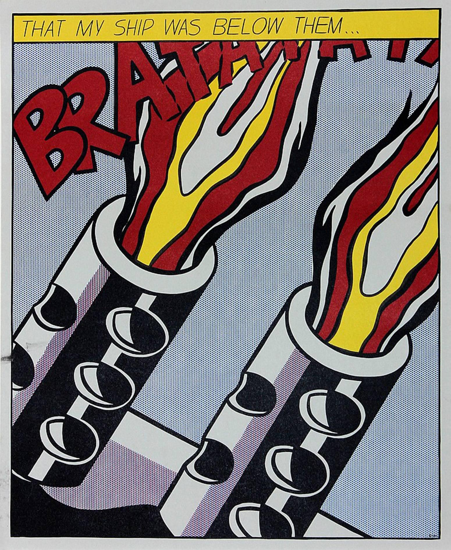 As I Opened Fire III - Print by (after) Roy Lichtenstein