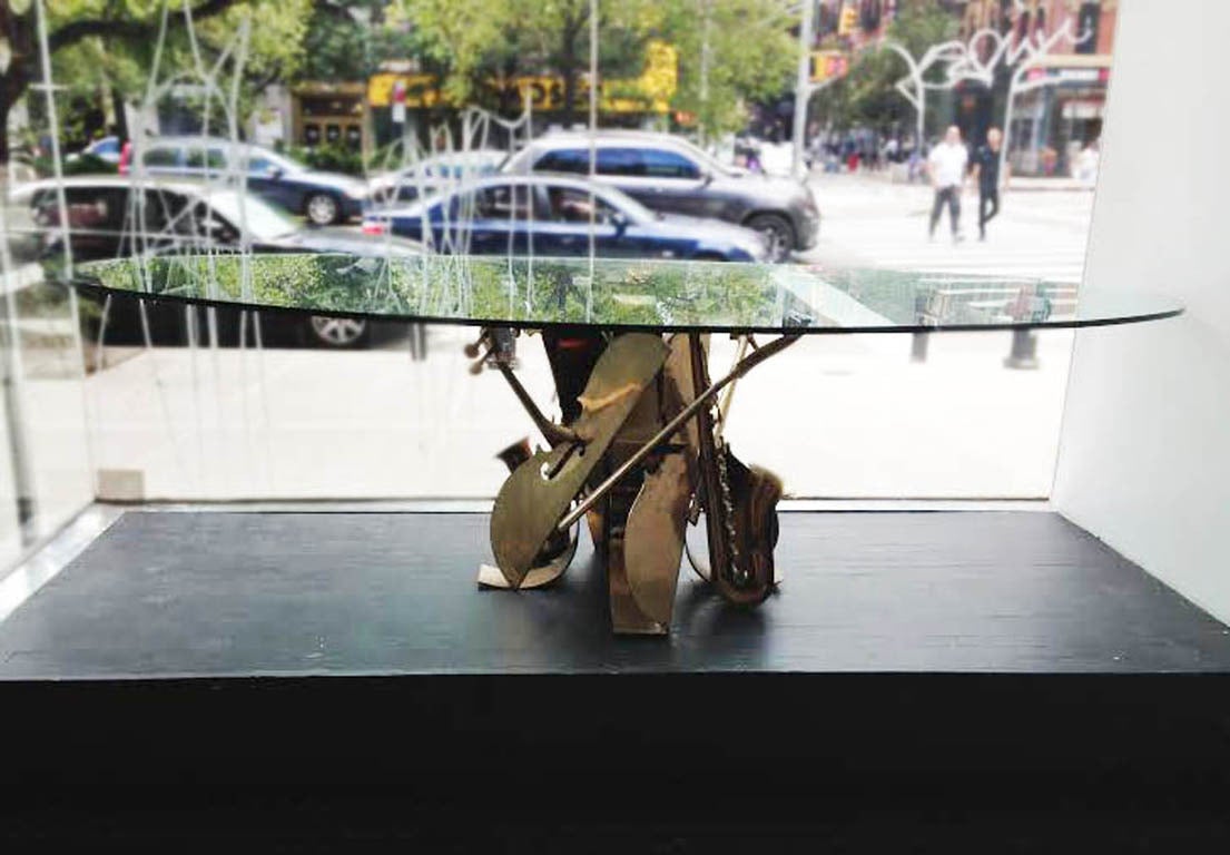 Jazz Table - Sculpture by Fernandez Arman