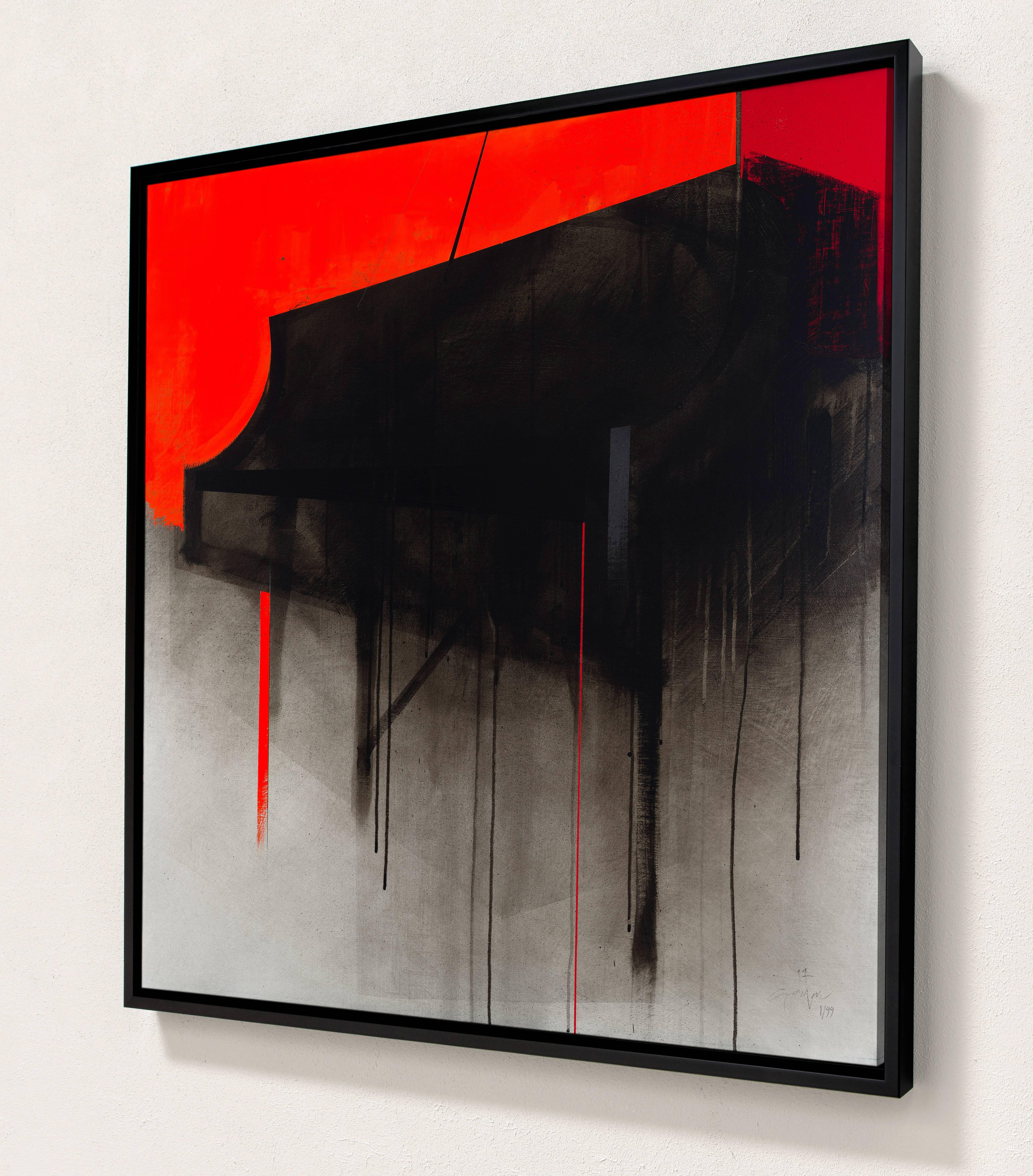 Home #14 - Framed Fine Art Limited Edition of 19 - Abstract Geometric Print by Fernando Gaspar