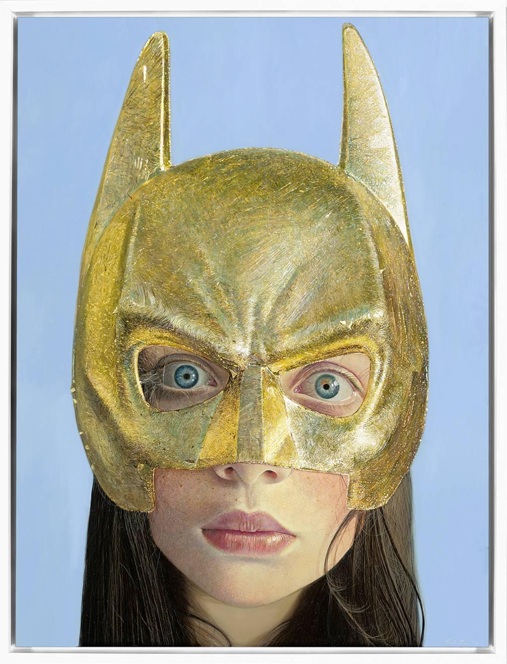 Girl With The Golden Mask - Framed Fine Art Limited Edition of 69 - Print by Gordon Harris