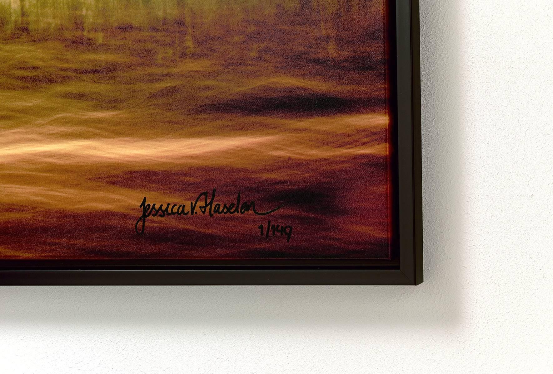 Glades In Brevity II - Framed Fine Art Limited Edition of 149 - Abstract Impressionist Photograph by Jessica van Haselen