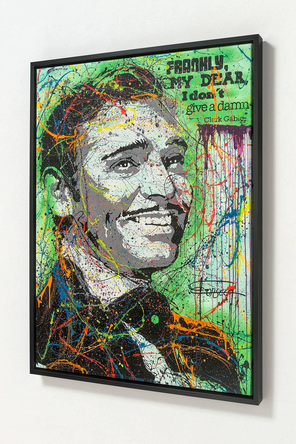 Frankly My Dear - Framed Fine Art Limited Edition of 99 - Contemporary Print by Pedro Fonseca