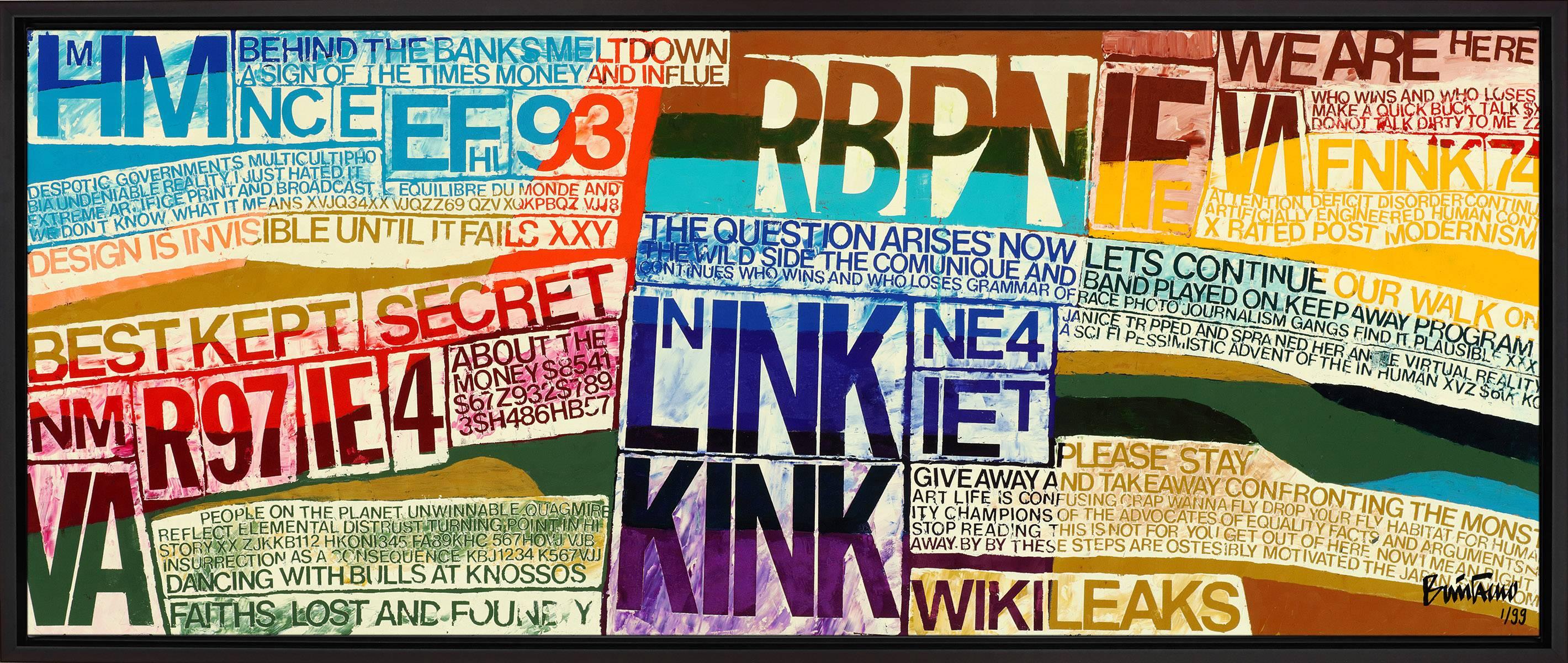 Link Kink - Framed Fine Art Limited Edition of 69 - Print by Bratsa Bonifacho