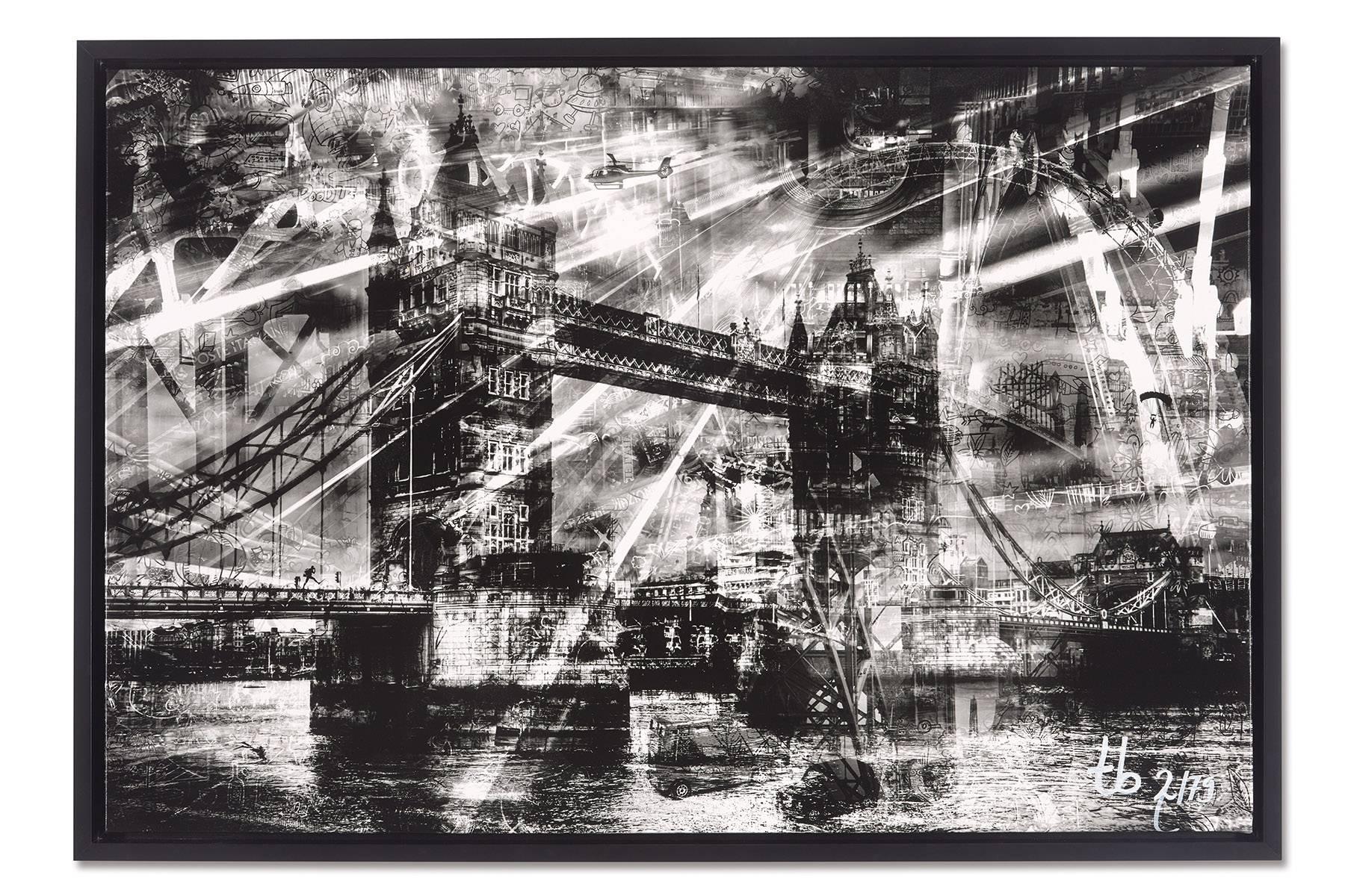 London Shadows - Framed Fine Art Limited Edition of 149 - Photograph by Thomas Bijen
