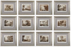  Landscape engravings by Richard Earlom after drawings by Claude Lorrain