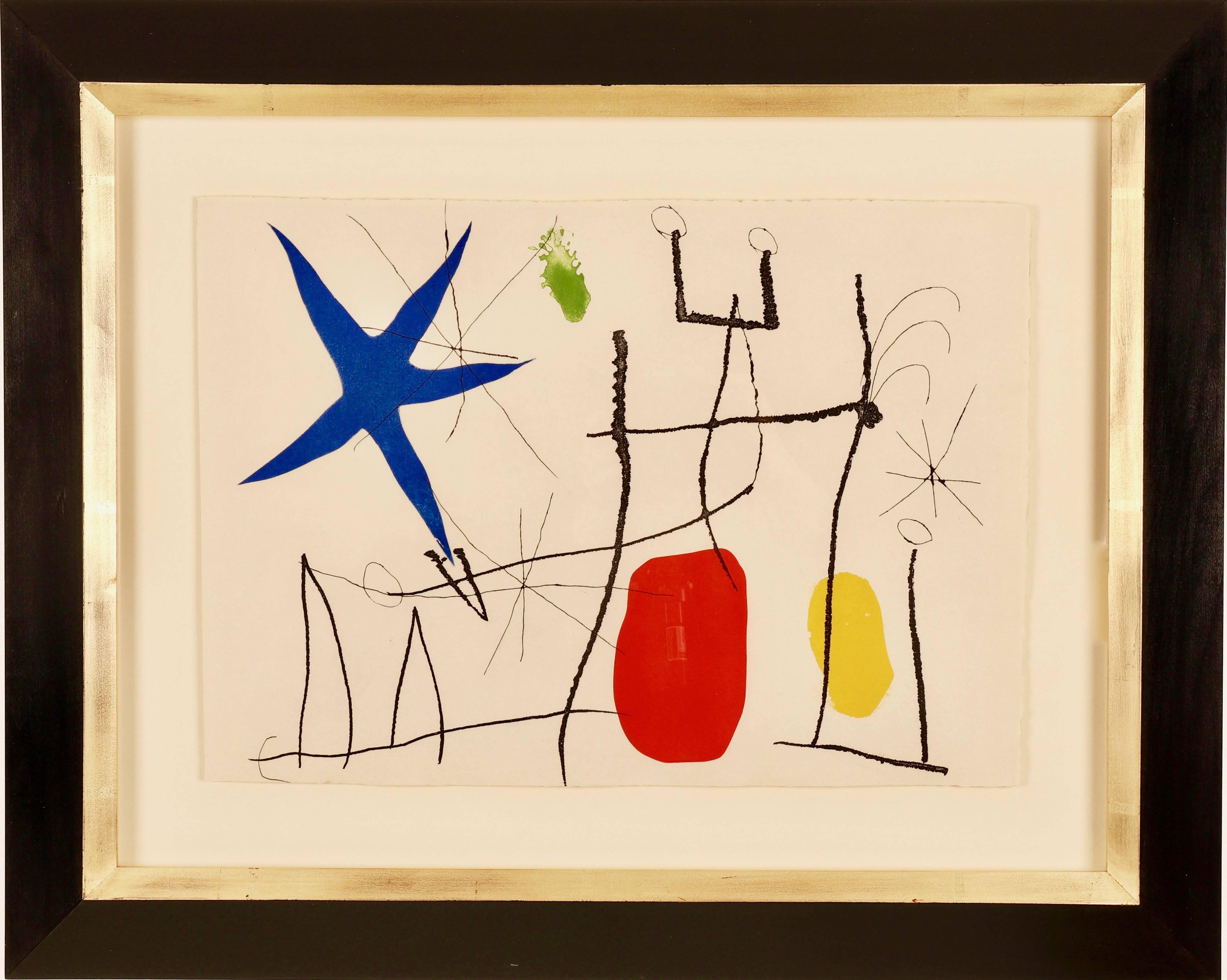 Joan Miró Abstract Print - Cantic Del Sol
