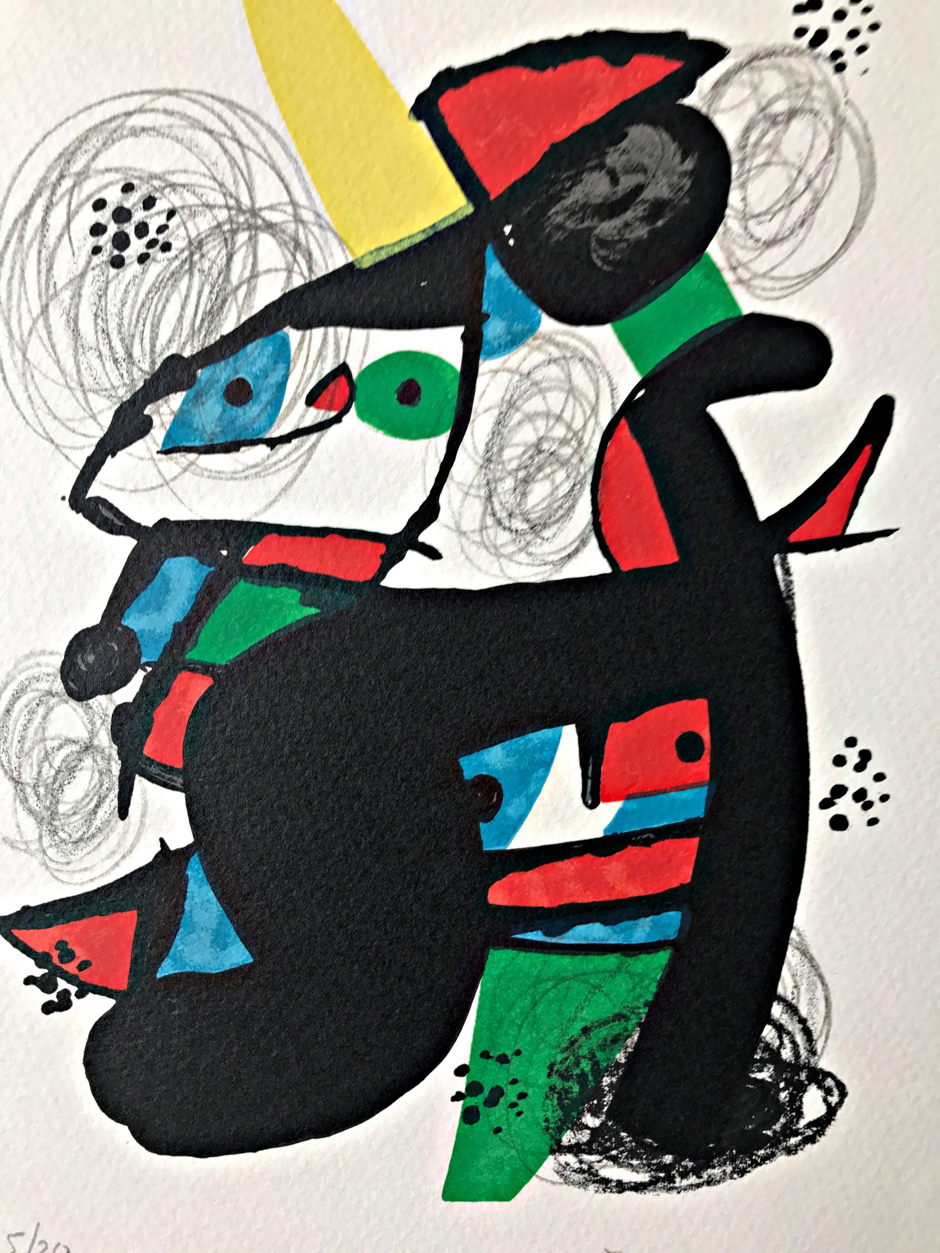 La mélodie acid, Plate 11 - Abstract Print by Joan Miró