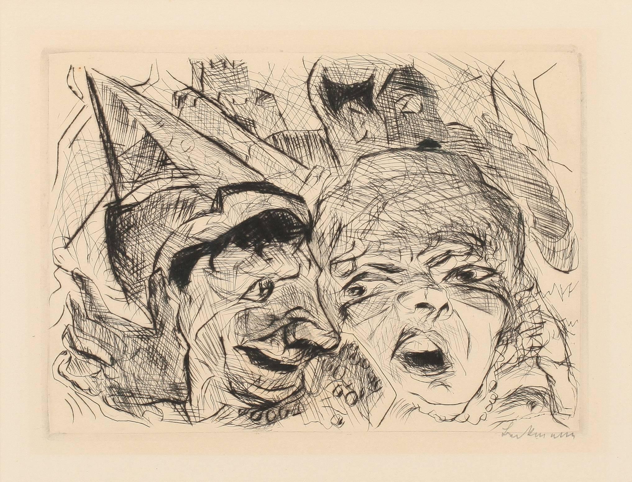 Theater - Print by Max Beckmann