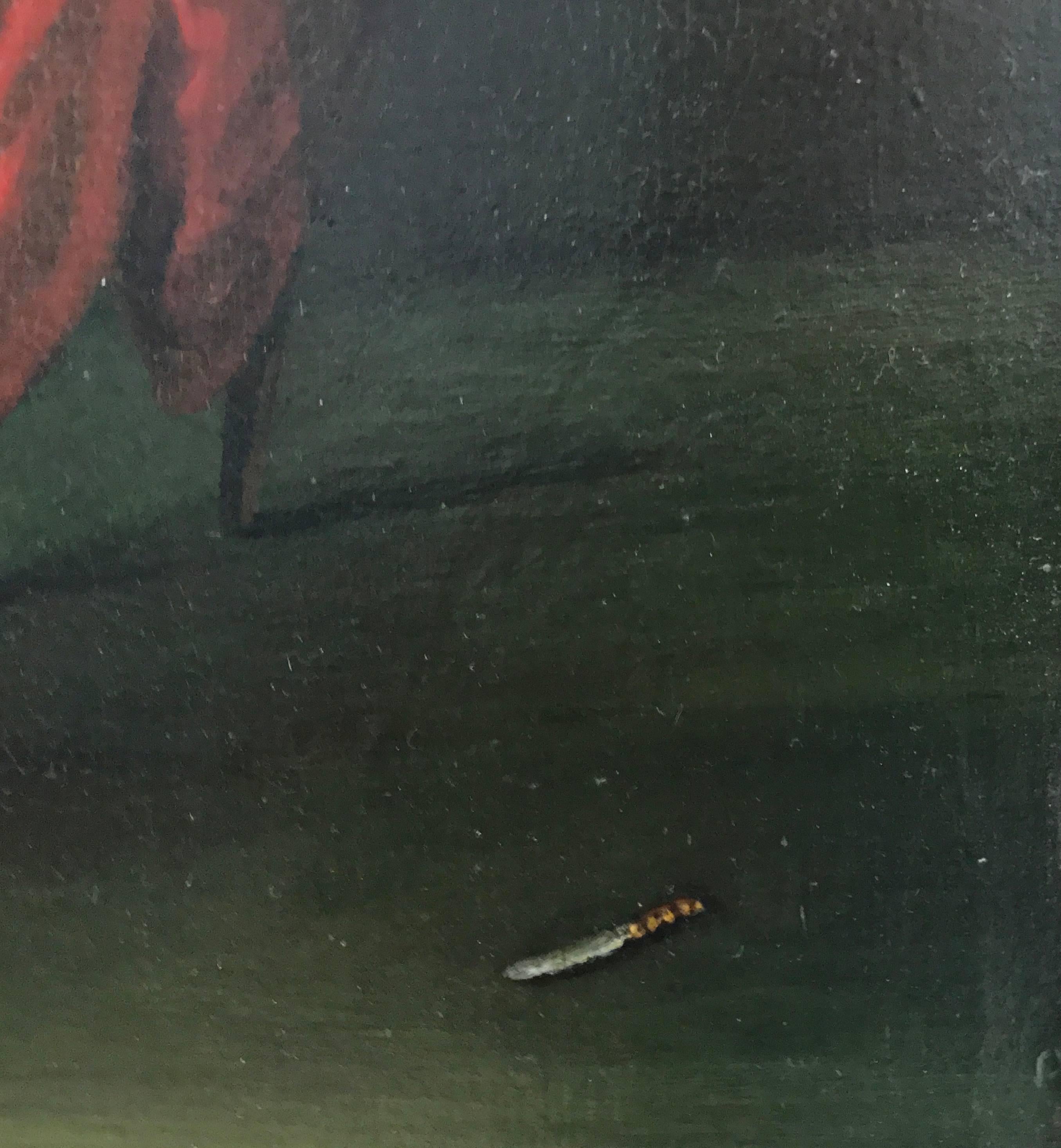 Subtly erotic painting, oil on canvas, French - Baroque Painting by Unknown