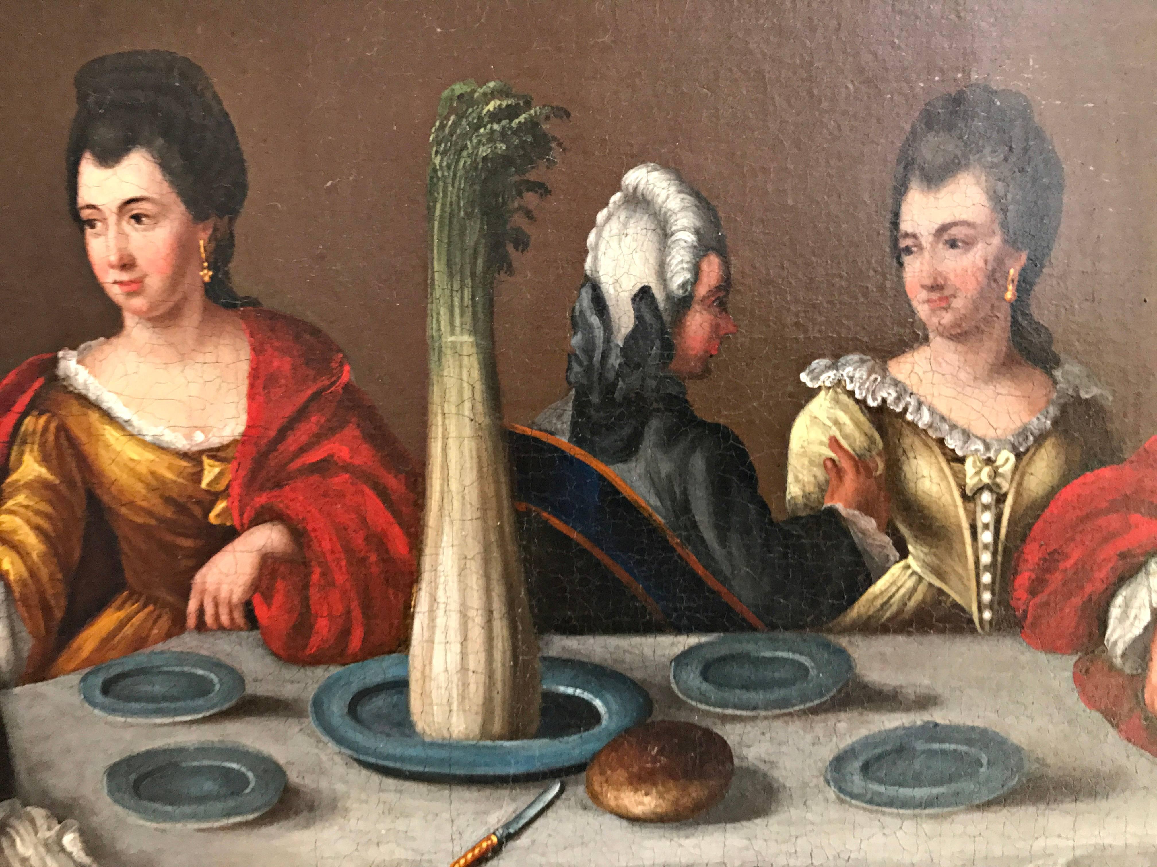 Subtly erotic painting, oil on canvas, French For Sale 1