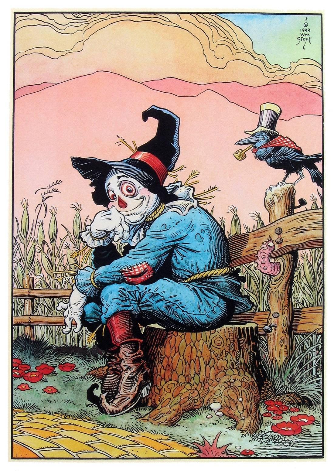 Scarecrow of OZ - Art by William Stout