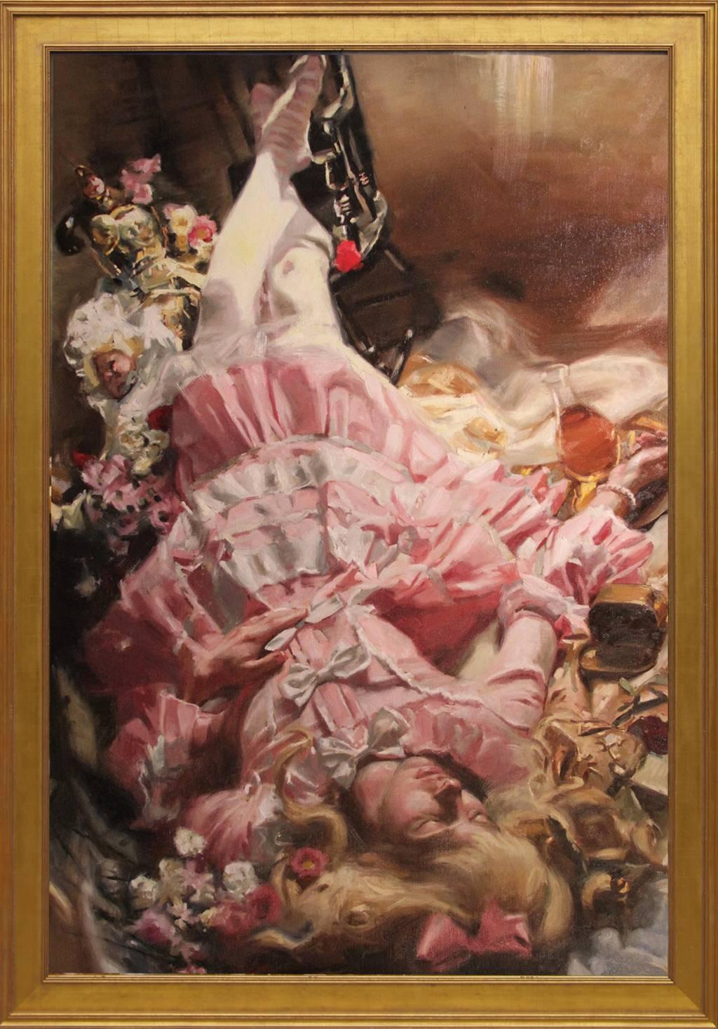 Figurative Painting di Teresa Oaxaca - Il sonno