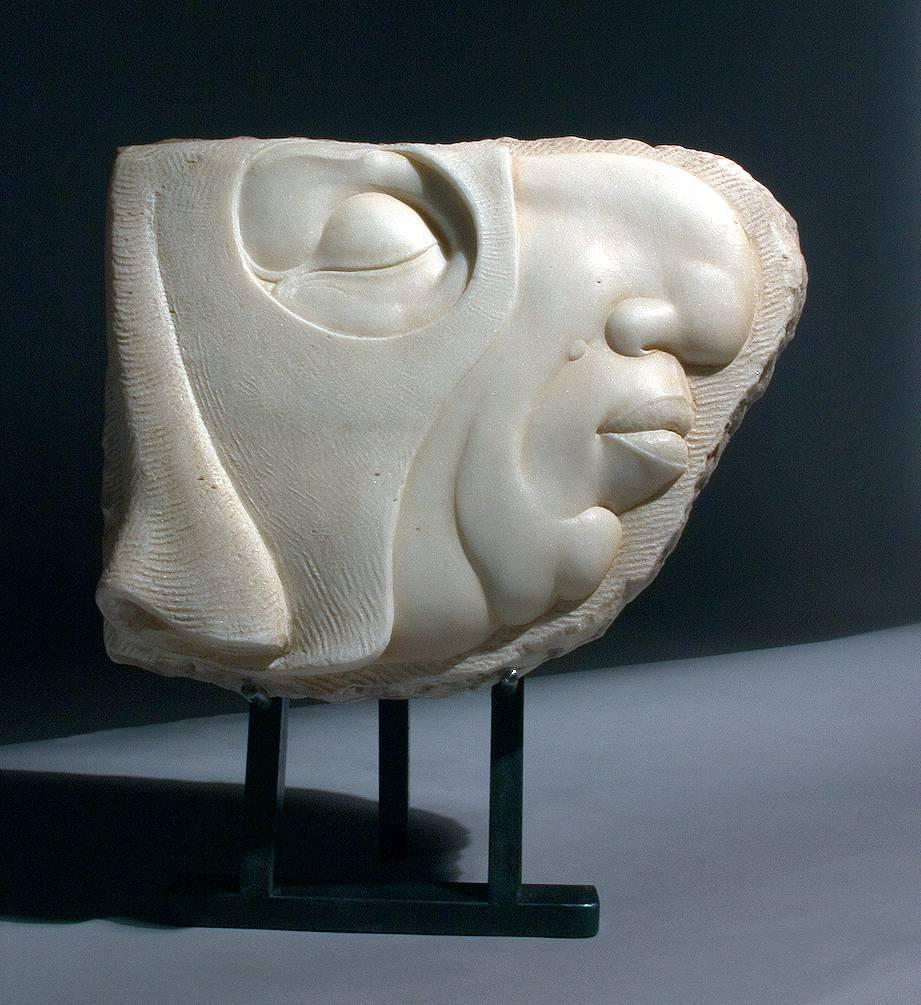 Bela Bacsi Figurative Sculpture - Masked