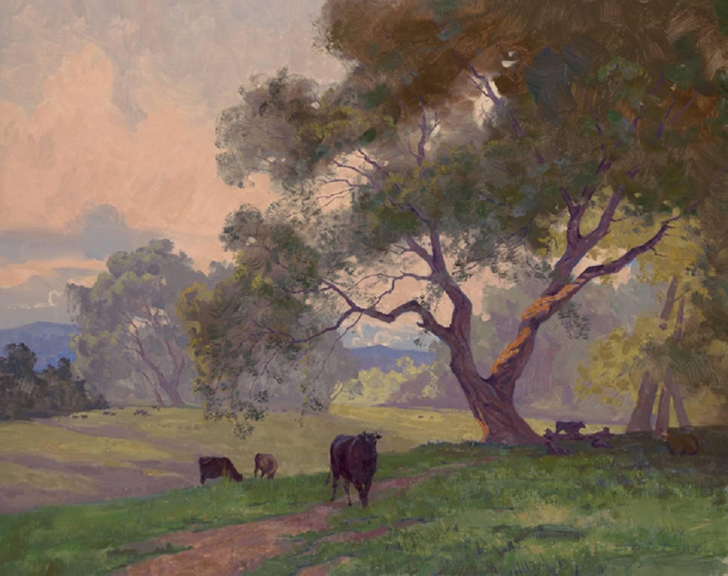 In Shadow of the Oak - Painting by Alexey Steele