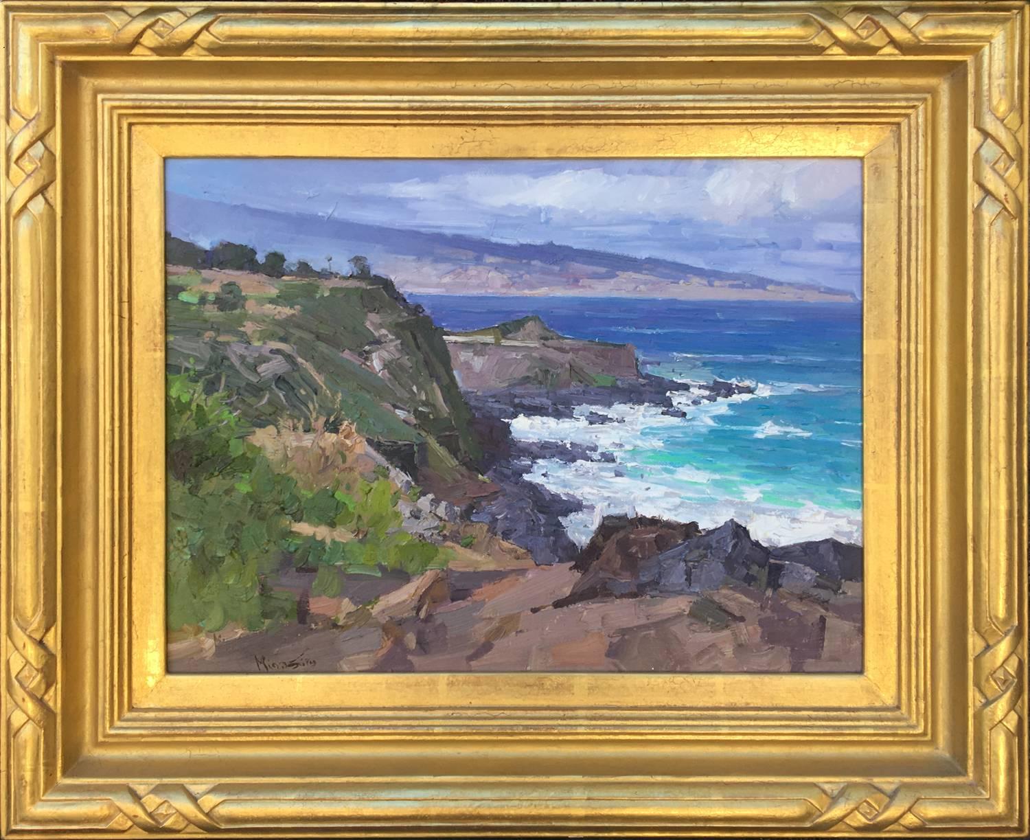 Mian Situ Landscape Painting - Hawaii Coastline