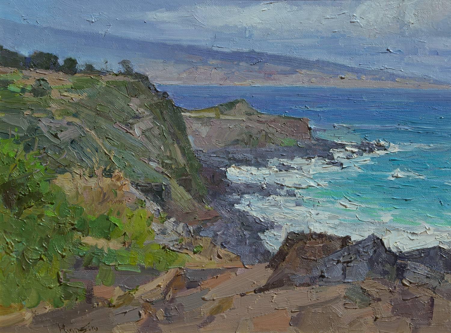 Hawaii Coastline - Painting by Mian Situ