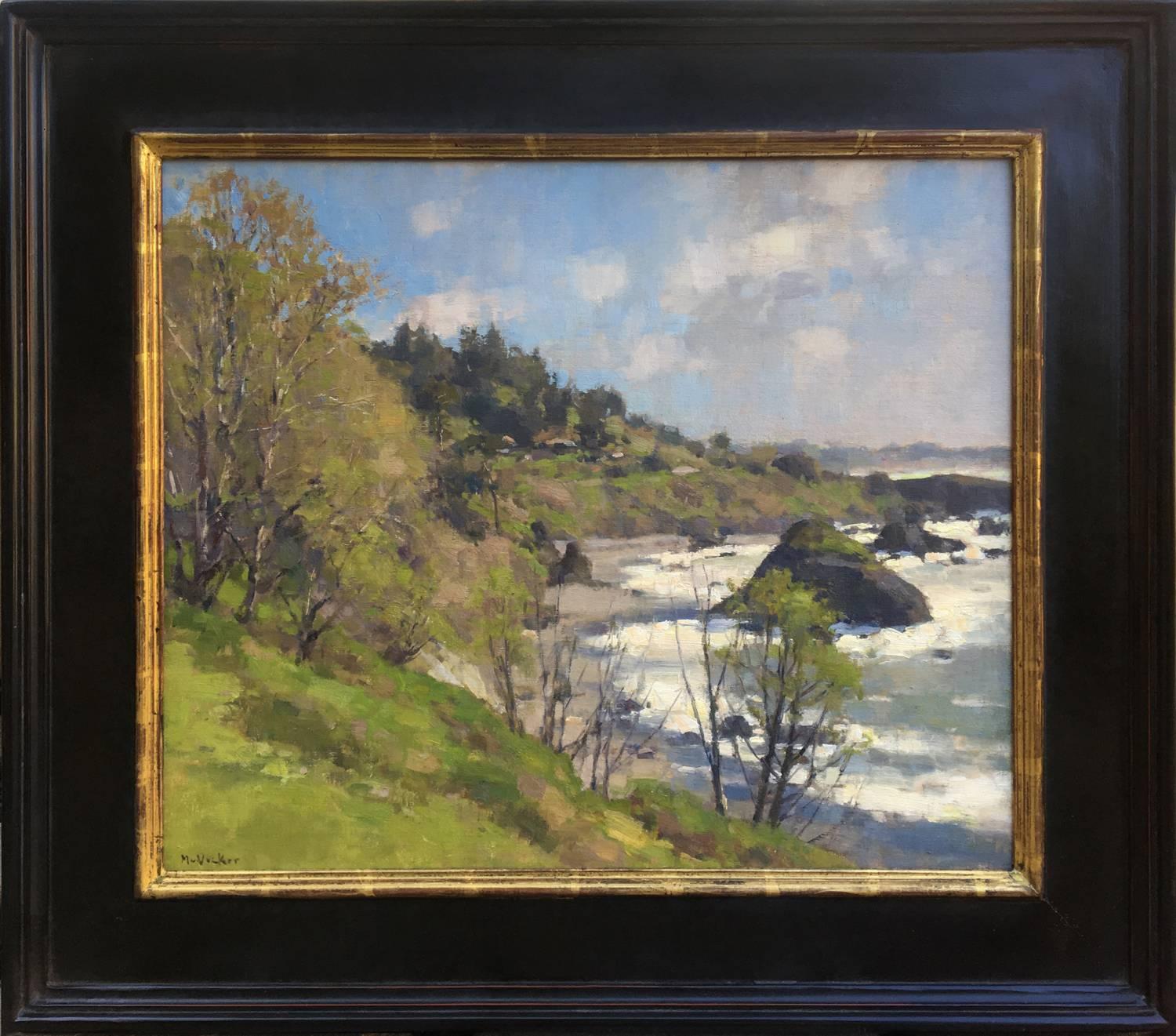 Jim McVicker Landscape Painting - Coastal Spring; Trinidad, Humbolt County, California