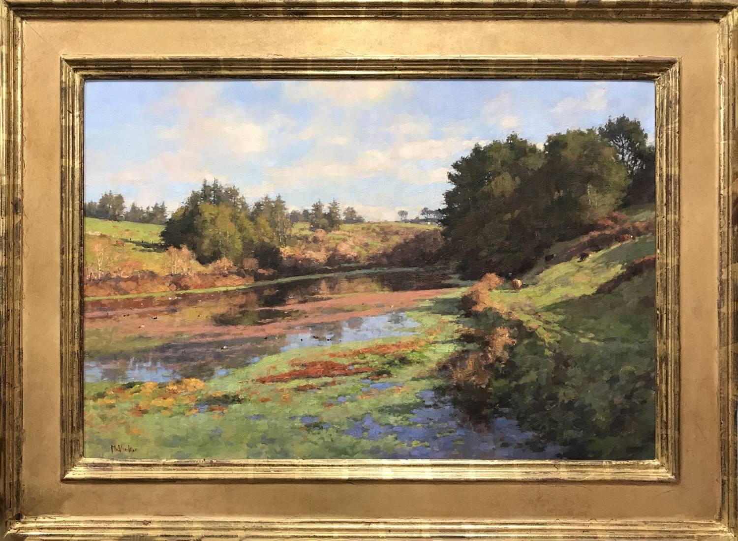 Jim McVicker Landscape Painting - Lake Loleta Morning