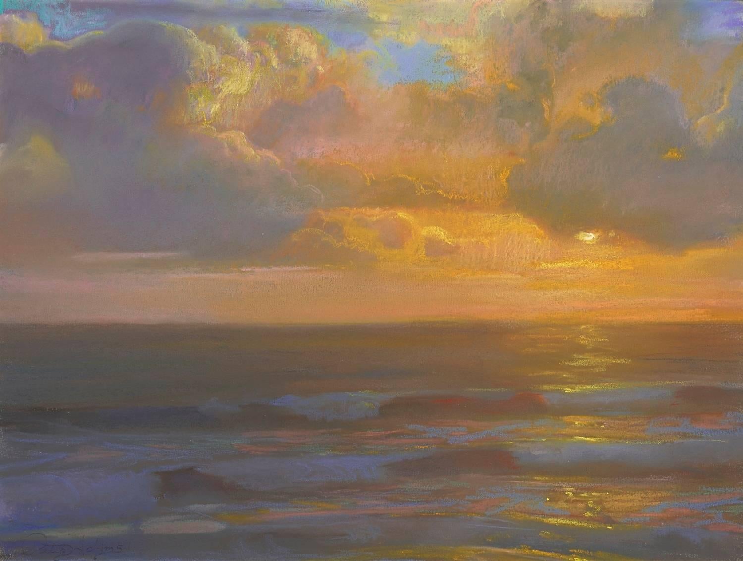 Golden Horizon - Painting by Peter Adams