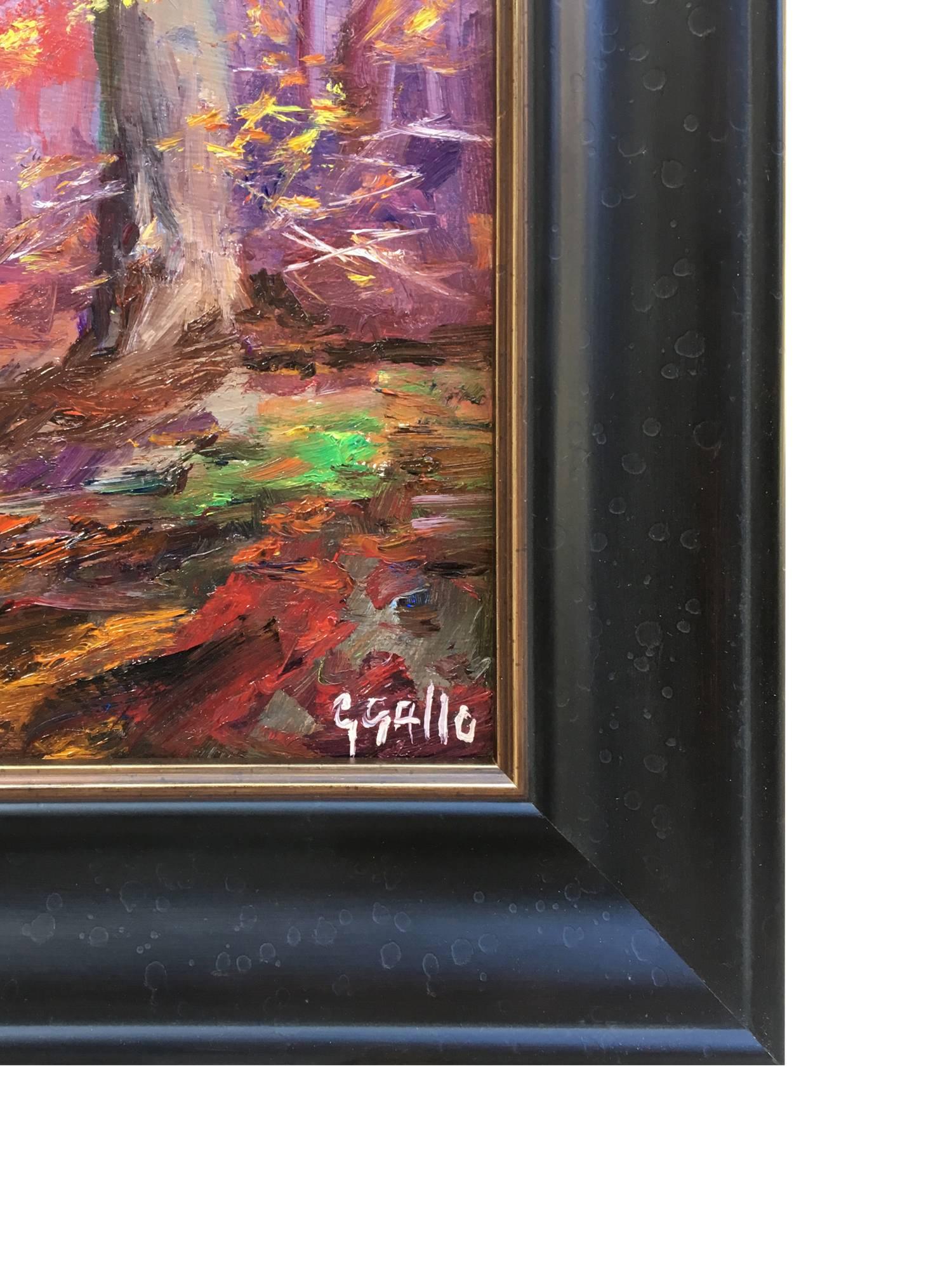 El Reino; Norte del Estado de Nueva York, Adirondacks - Landscape Painting Marrón de George Gallo